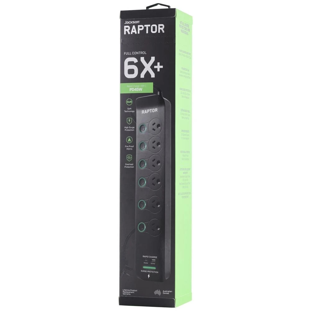 4 Jackson Raptor Surge Protected 6P Indiv. Switch Powerboard, 4 of 4