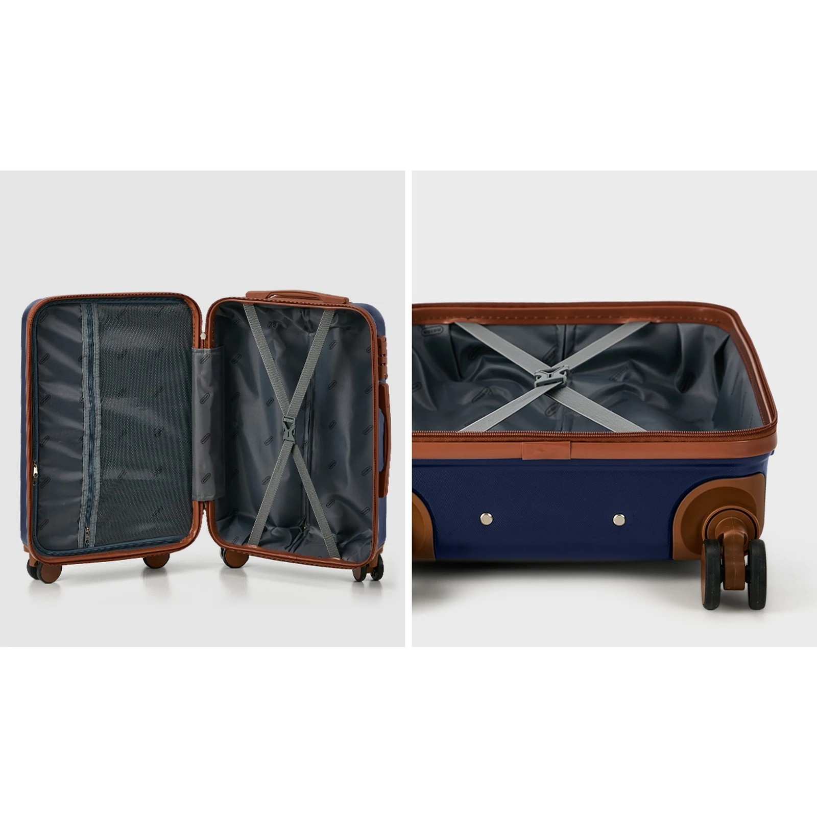 5 Mazam 3PCS Luggage Suitcase Trolley Set TSA Lock Hard Shell Case - Blue, 5 of 10