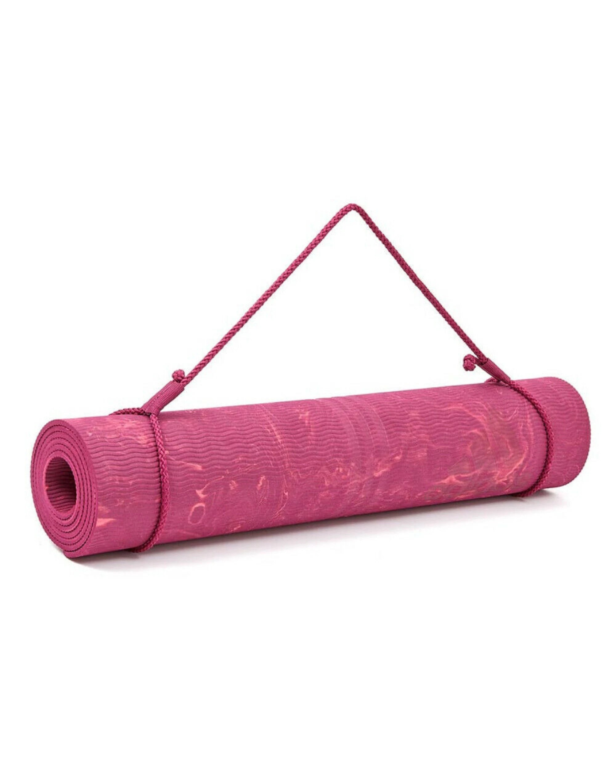 5 Adidas Premium 5mm Camo Sports Home/Gym Fitness Exercise Yoga Mat Power Berry, 5 of 5