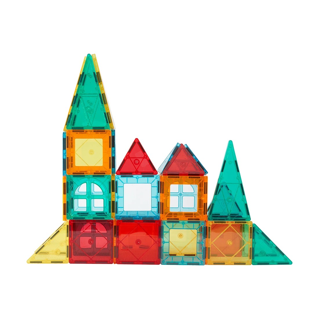 4 50 Piece Magnetic Tiles Castle Set, 4 of 10