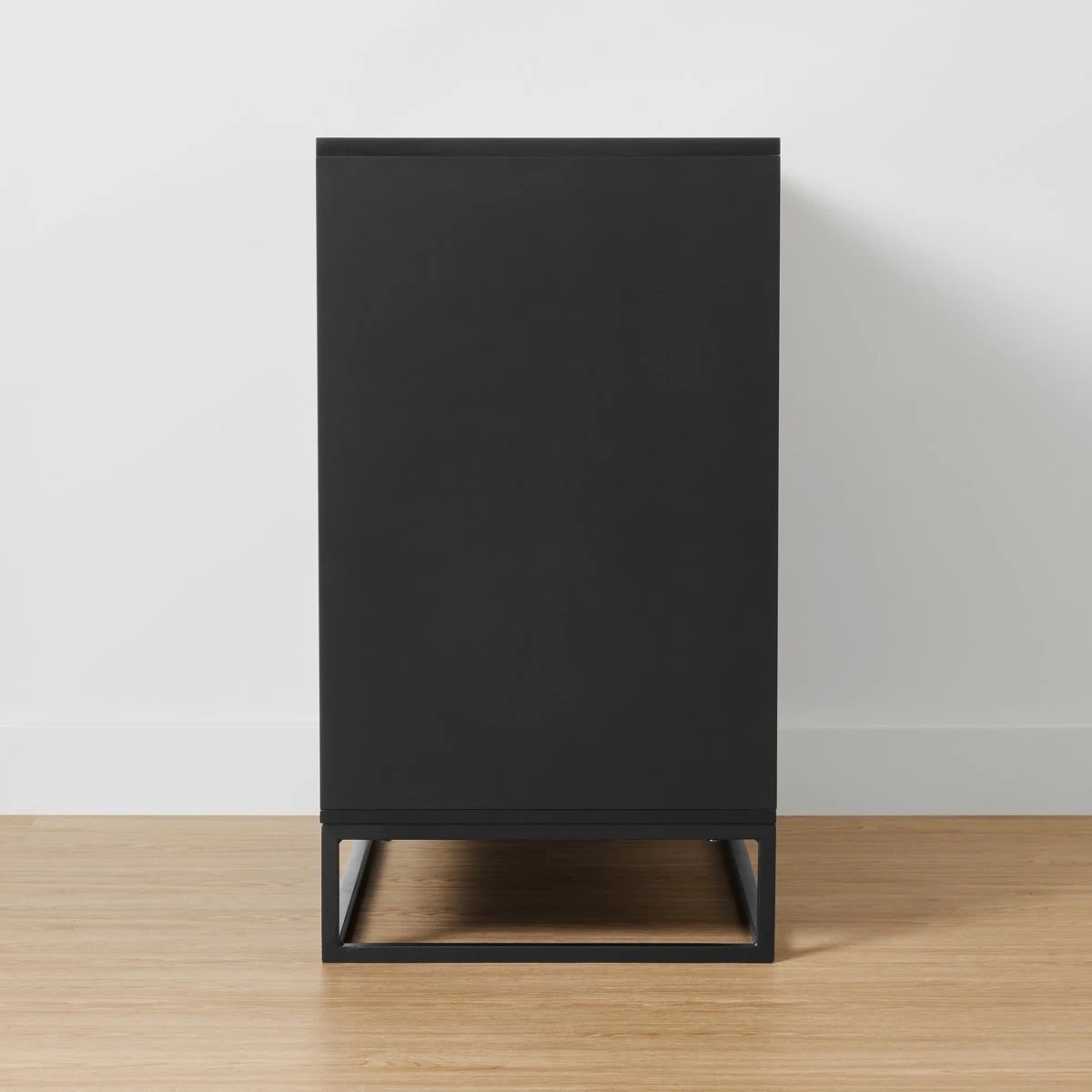 3 Stevie Ribbed Cabinet - Black, 3 of 9