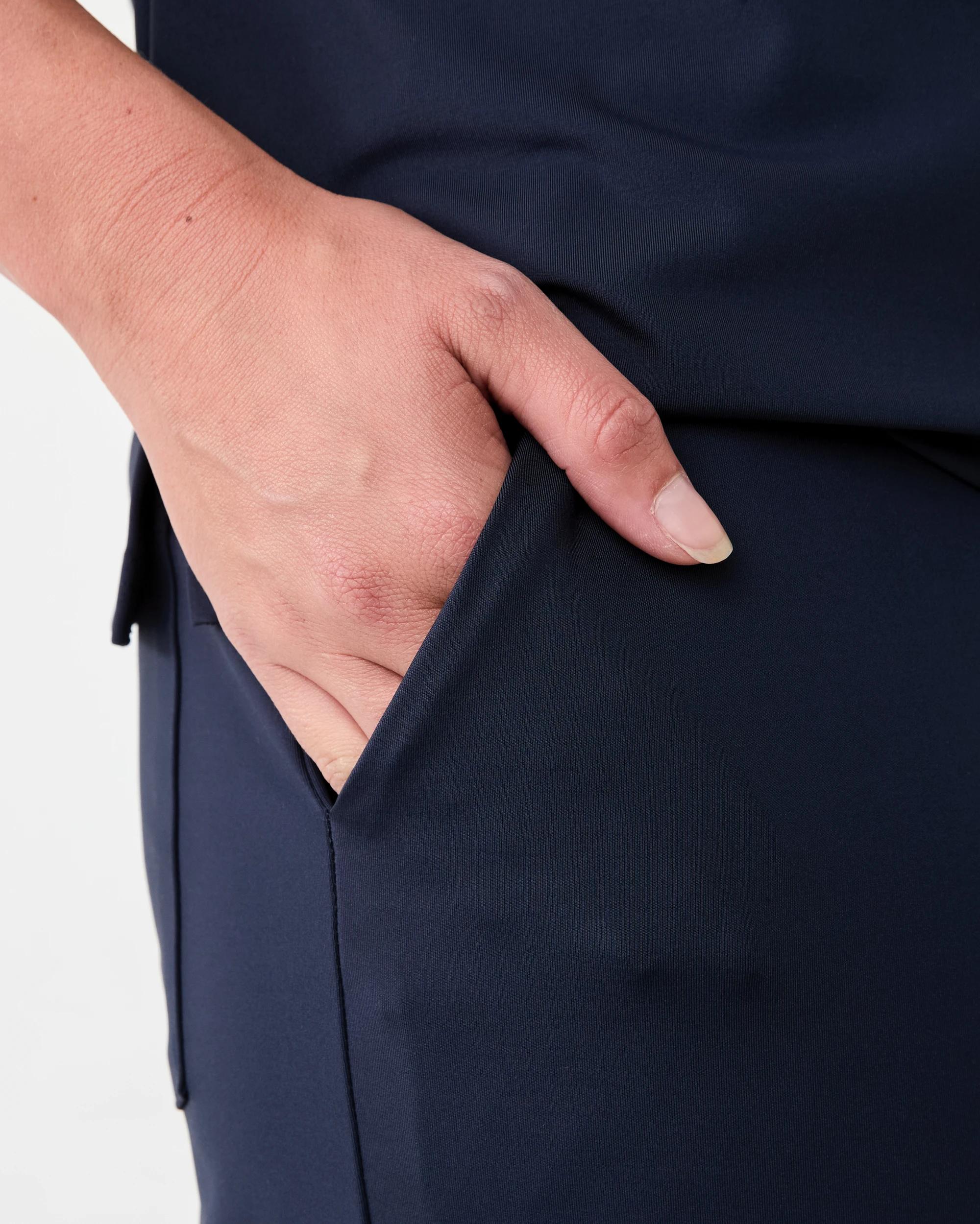 5 Workwear Scrub Performance Flare Pants Paris Blu, 5 of 8