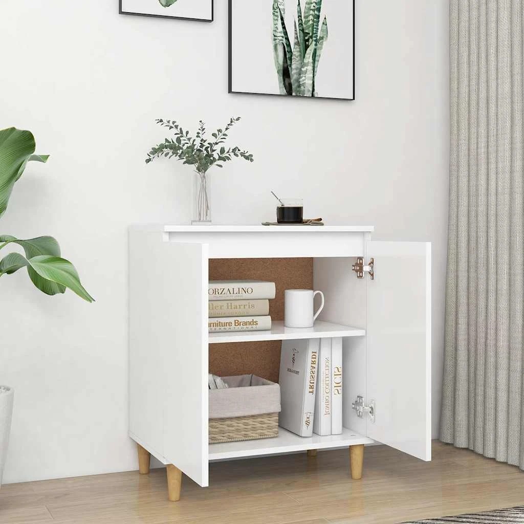 1 Vidaxl Sideboard Sideboard, Sideboards - White, 1 of 9