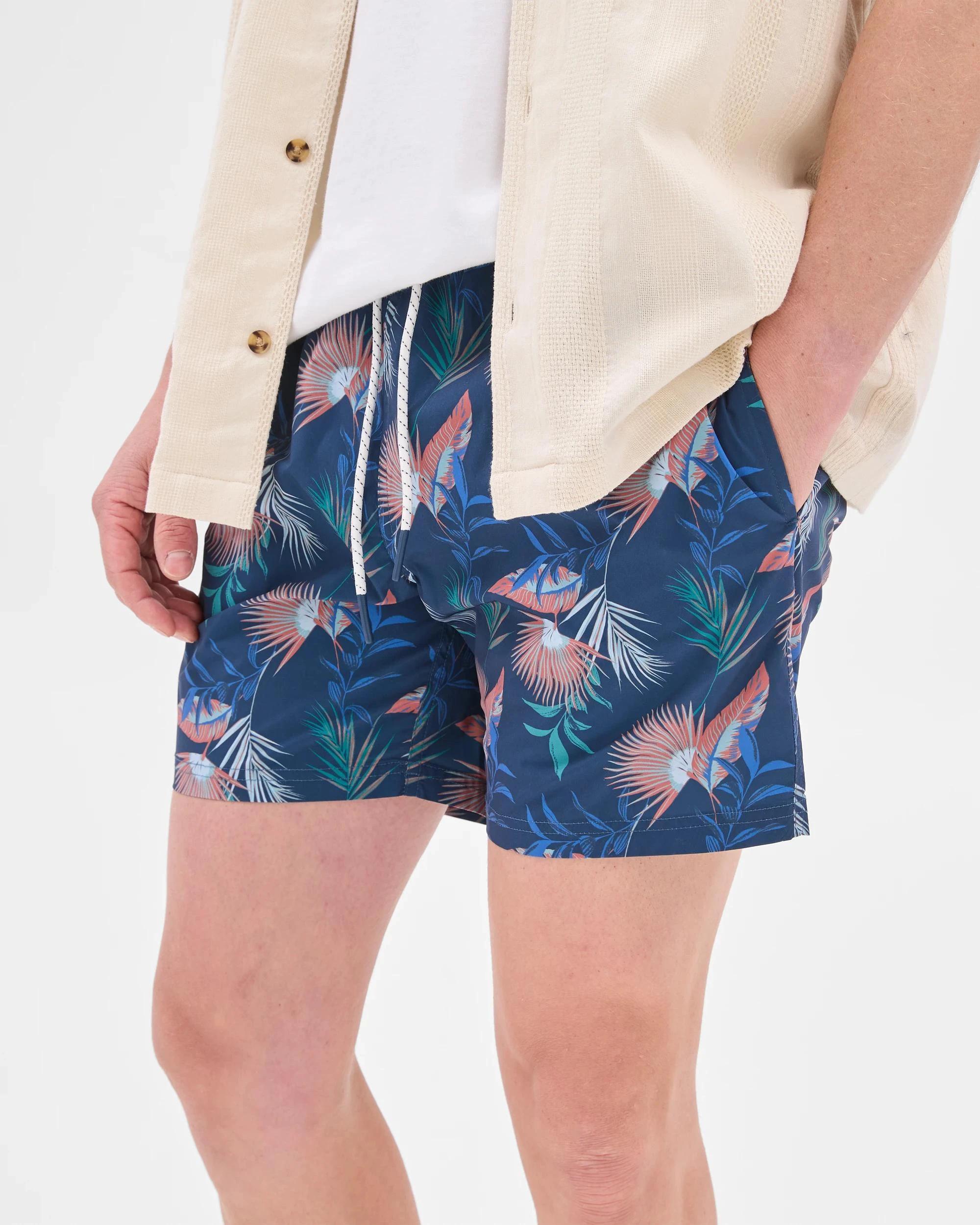 4 Target Print Bondi Swim Boardshorts NAVY, 4 of 10