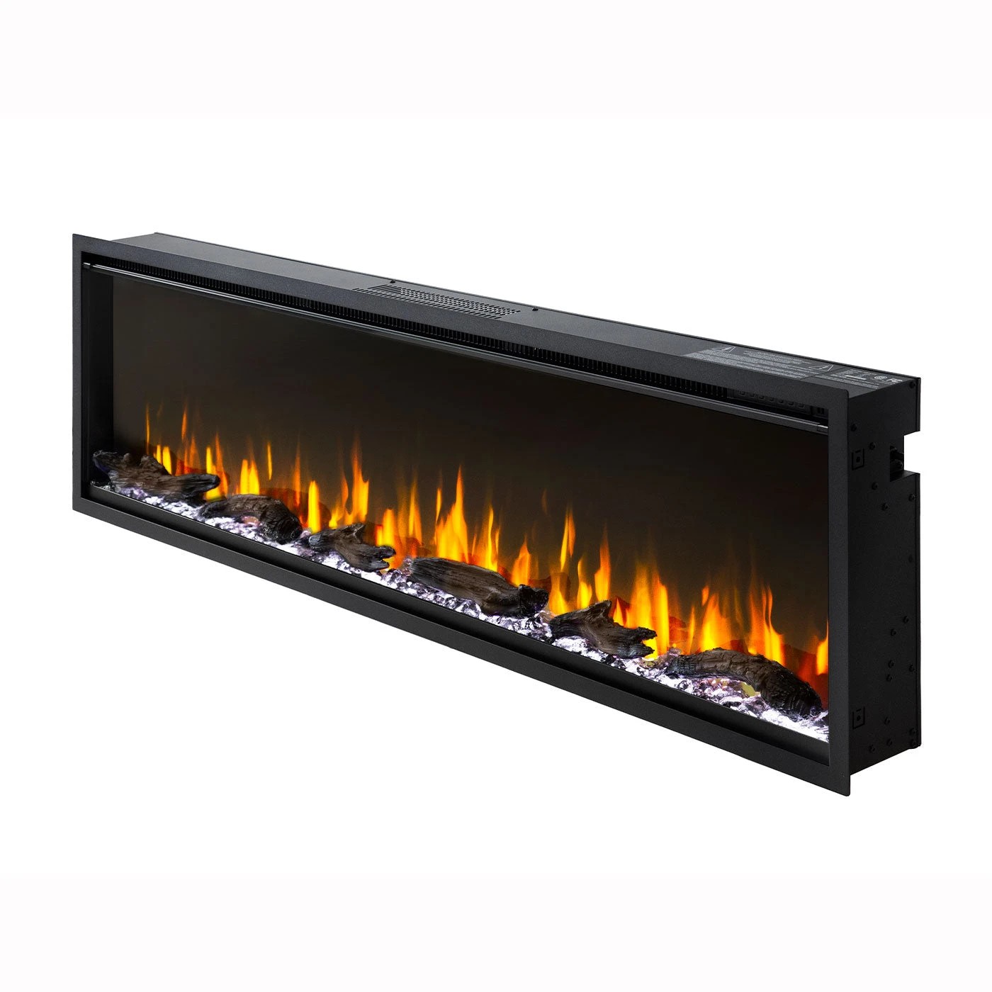 2 Moda Living Lumina 50 inch Electric Fireplace - Black, 2 of 2