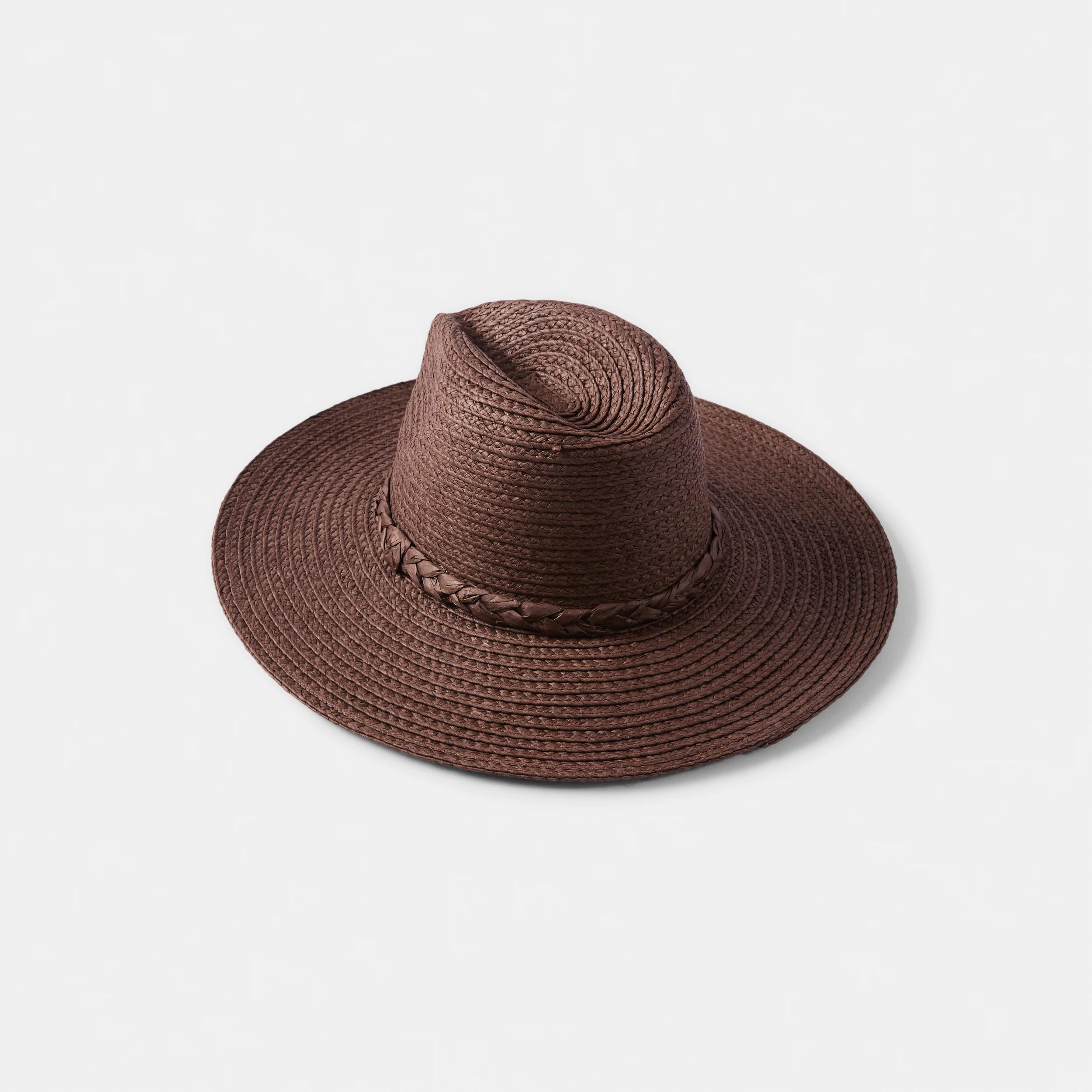 2 Braided Panama Hat Brown, 2 of 3