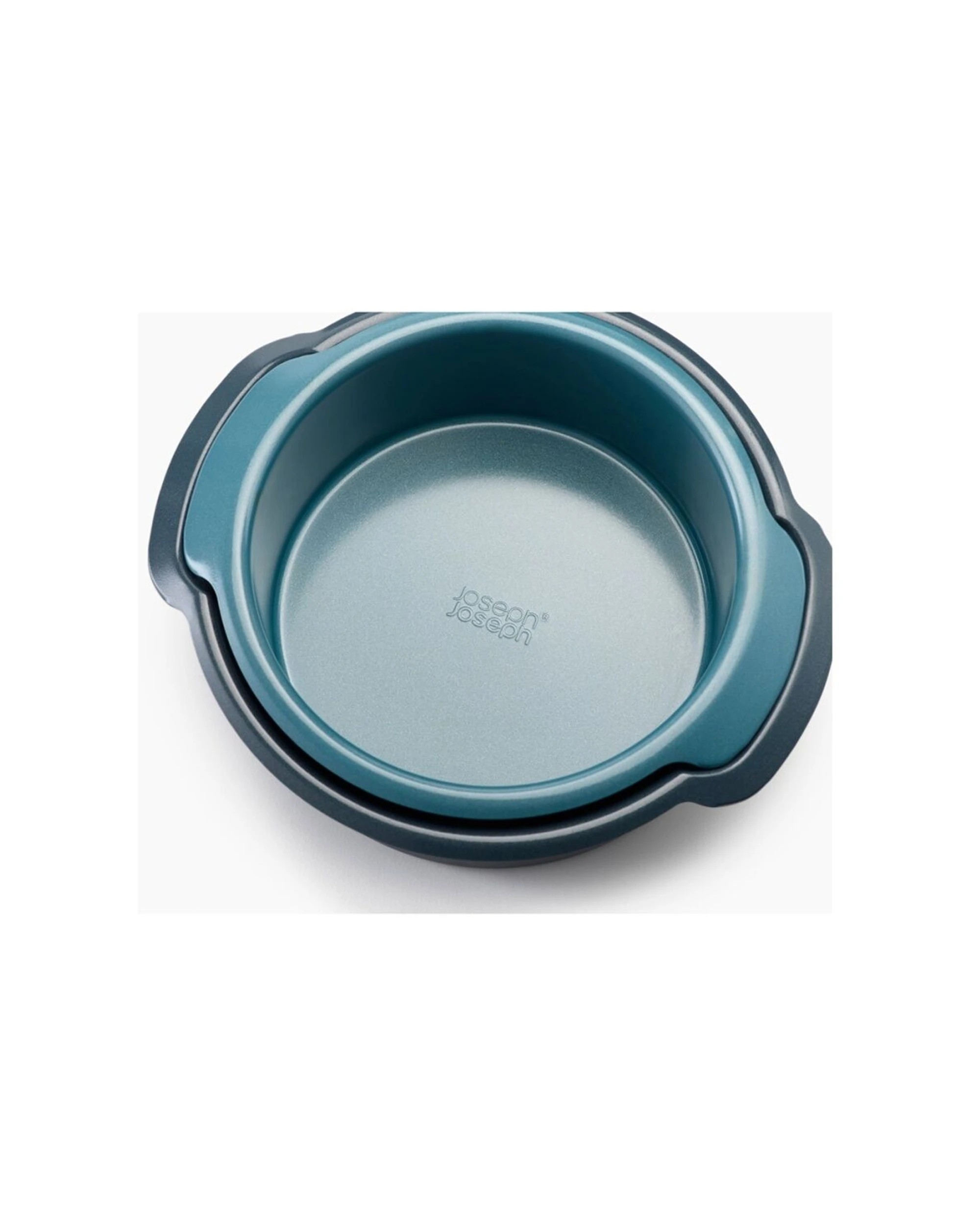 8 Joseph Joseph Carbon Steel Non-Stick Nest Bake Round Cake Tins 2PC - Blue, 8 of 8