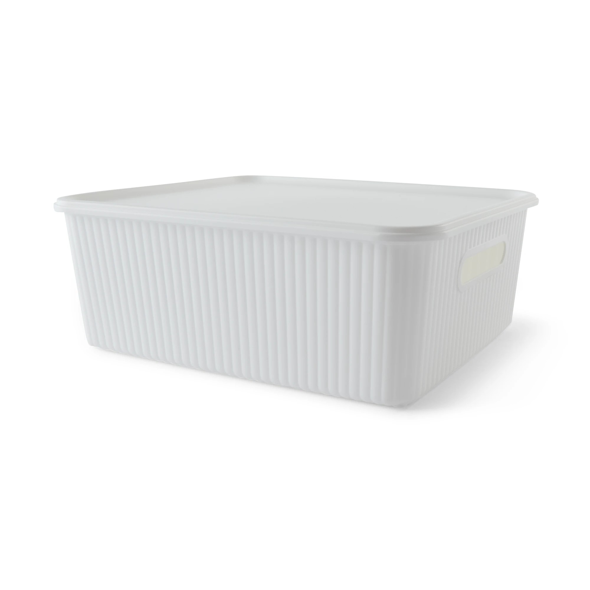 2 11L Ribbed Container - White, 2 of 10