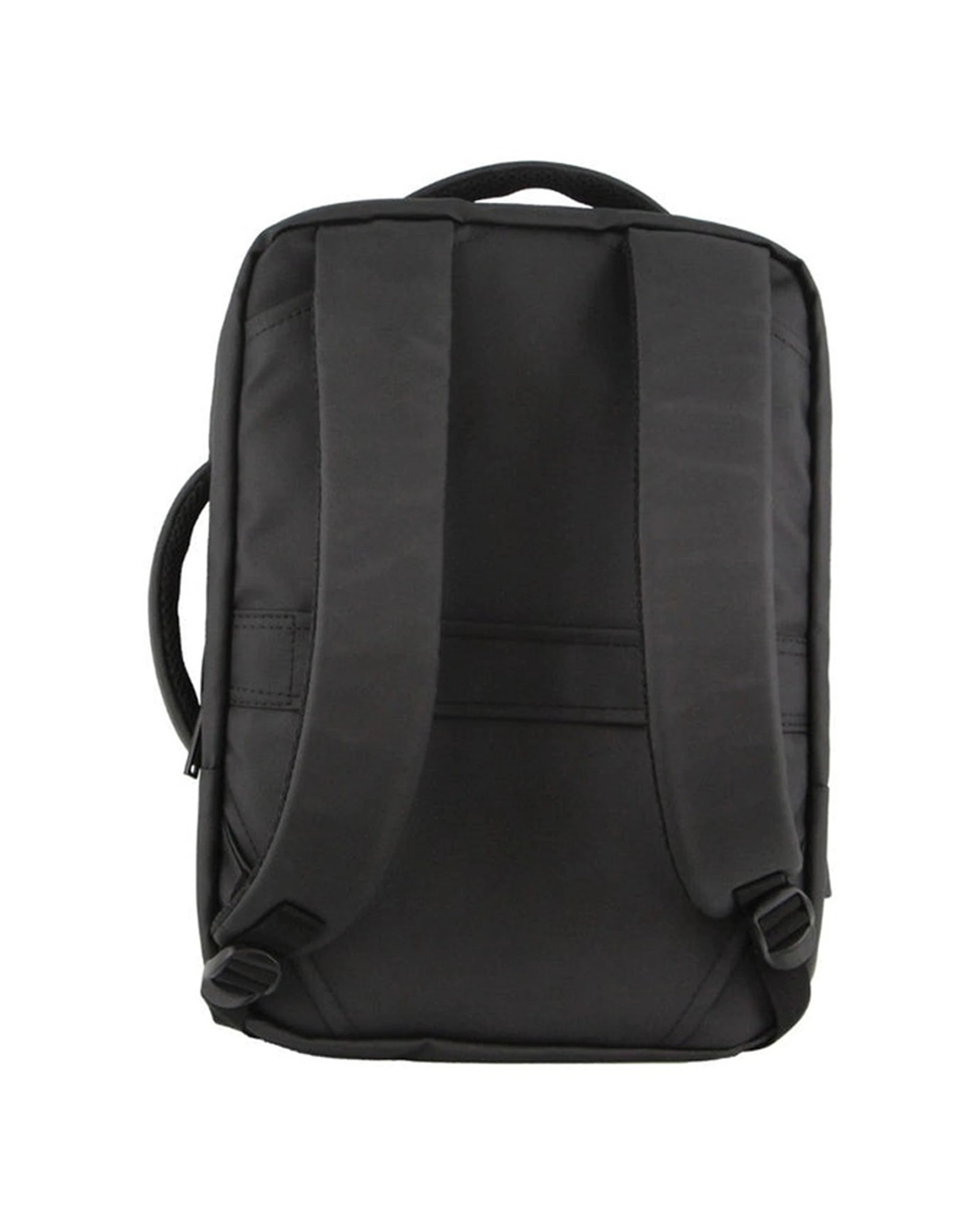 3 Pierre Cardin Laptop Backpack 15 Inch RFID Padded Section Nylon Top & Side Handle - Black, 3 of 3
