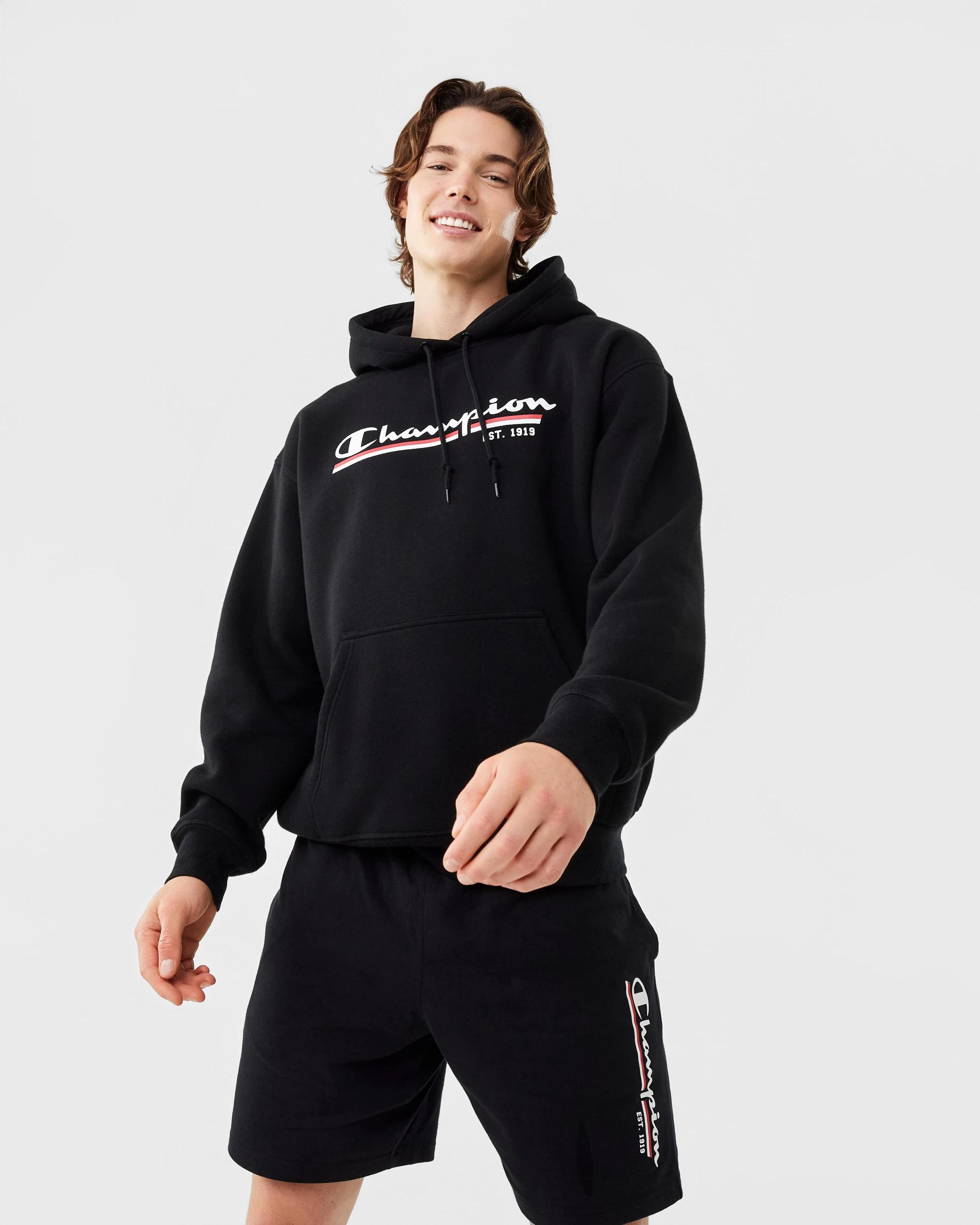 8 Champion Script Adult Shorts Black, 8 of 8