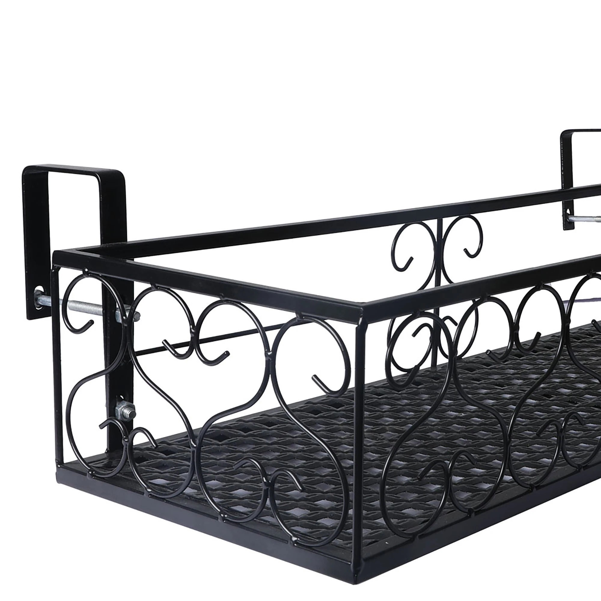 5 Levede Rectangle Metal Flower Holder Hanging Pots, 5 of 6