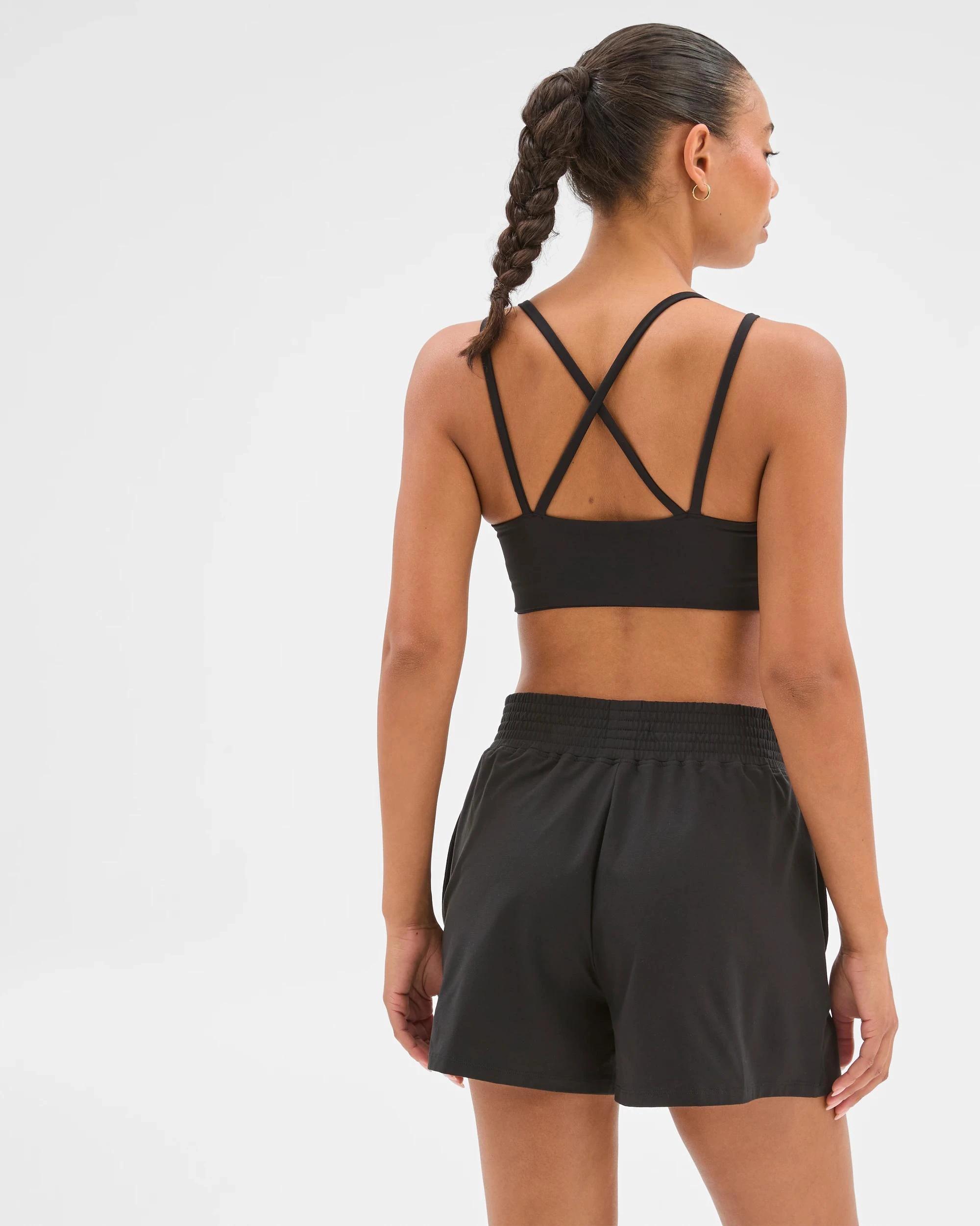 4 Target Active Studio Luxe Relaxed Shorts BLACK, 4 of 6