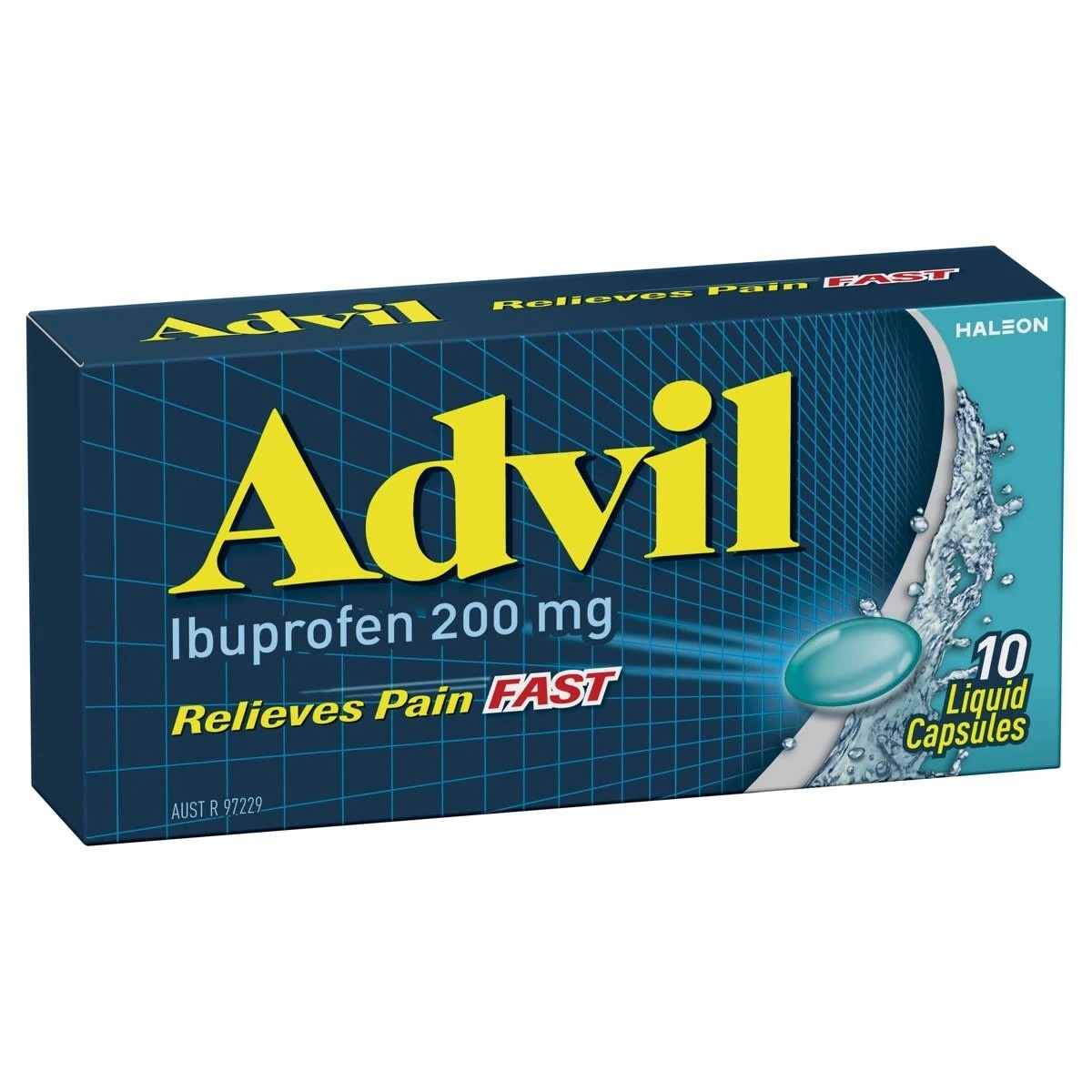 1 10 Pack Advil Ibuprofen Liquid Capsules 200mg, 1 of 10