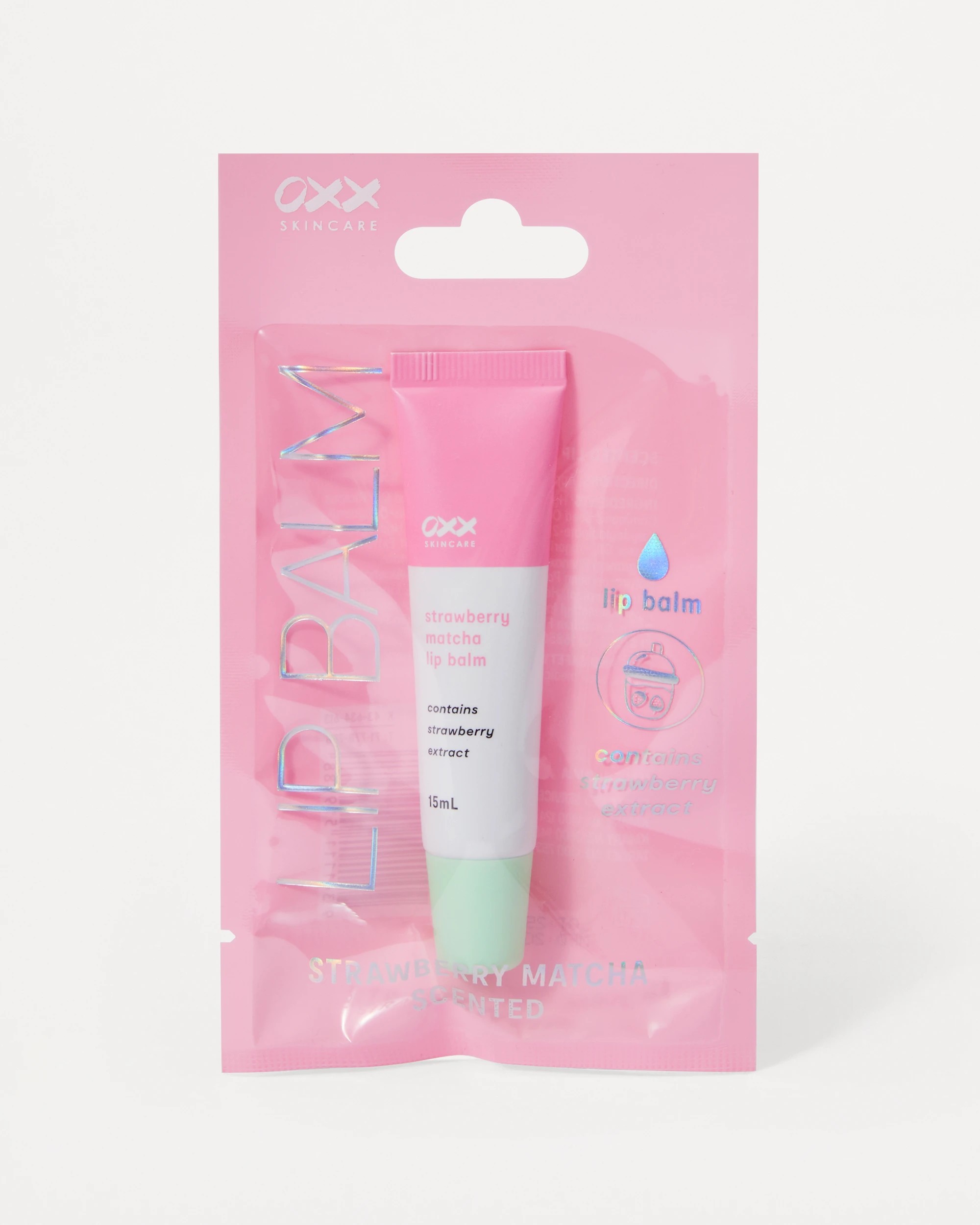 4 OXX Skincare Lip Balm 15ml - Strawberry Matcha Scented, 4 of 5