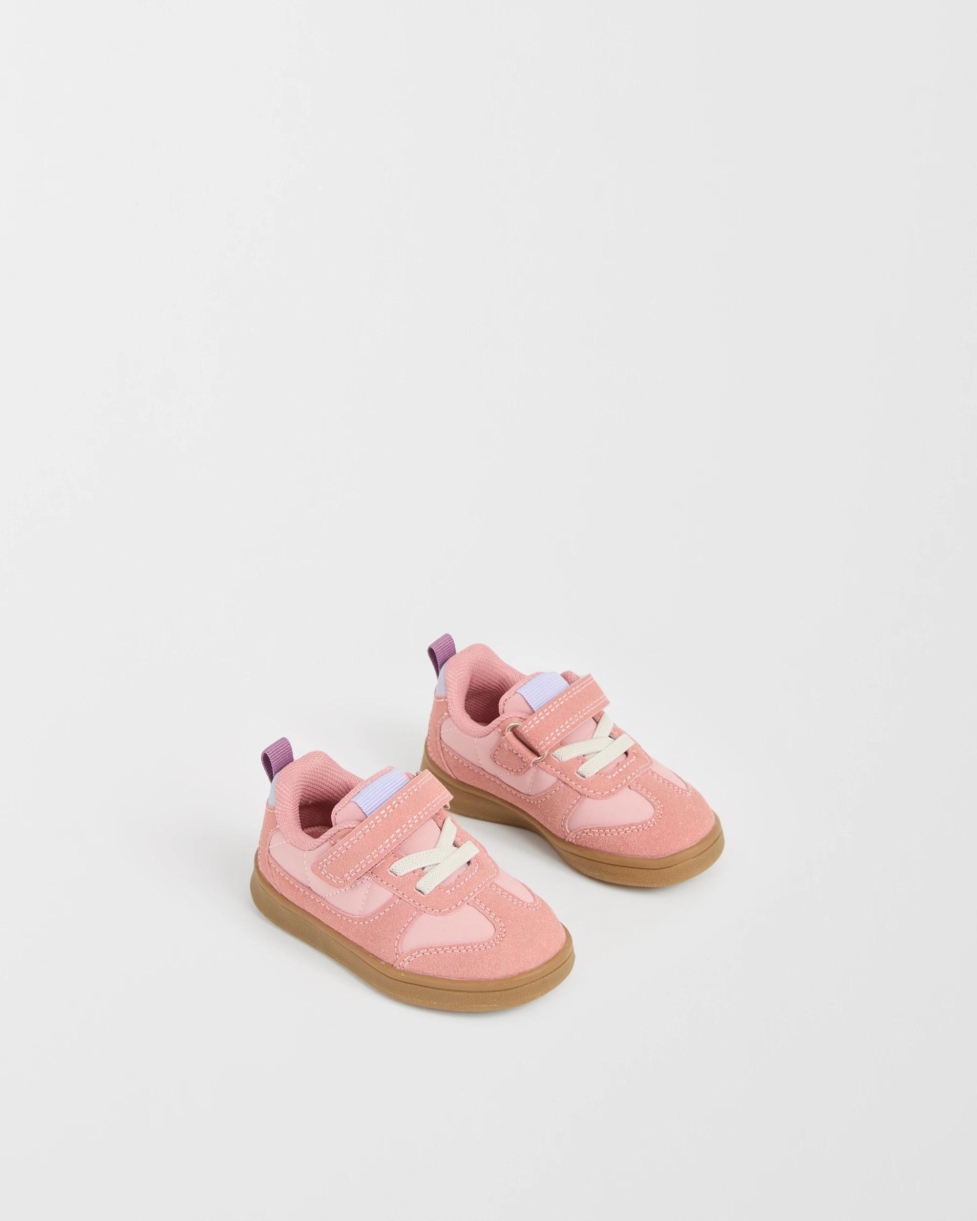 2 Target Baby First Walker Retro Sneaker PINK, 2 of 3