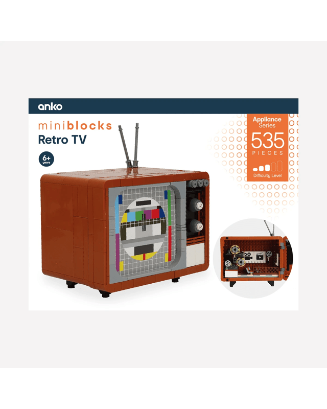535 Pieces Mini Blocks Appliance Series: Retr