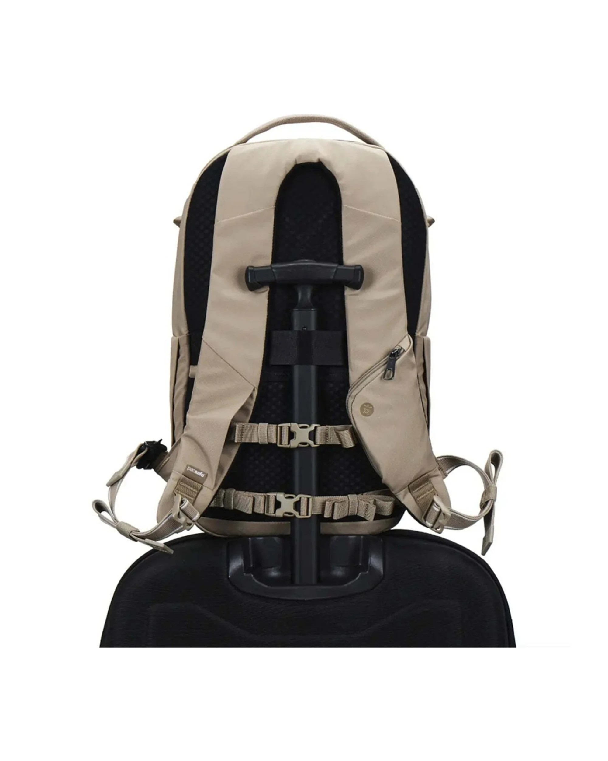6 Pacsafe V Tour Anti-Theft RFID Blocking Secure 16in Laptop Backpack Water Resistant 26L - Brown, 6 of 8