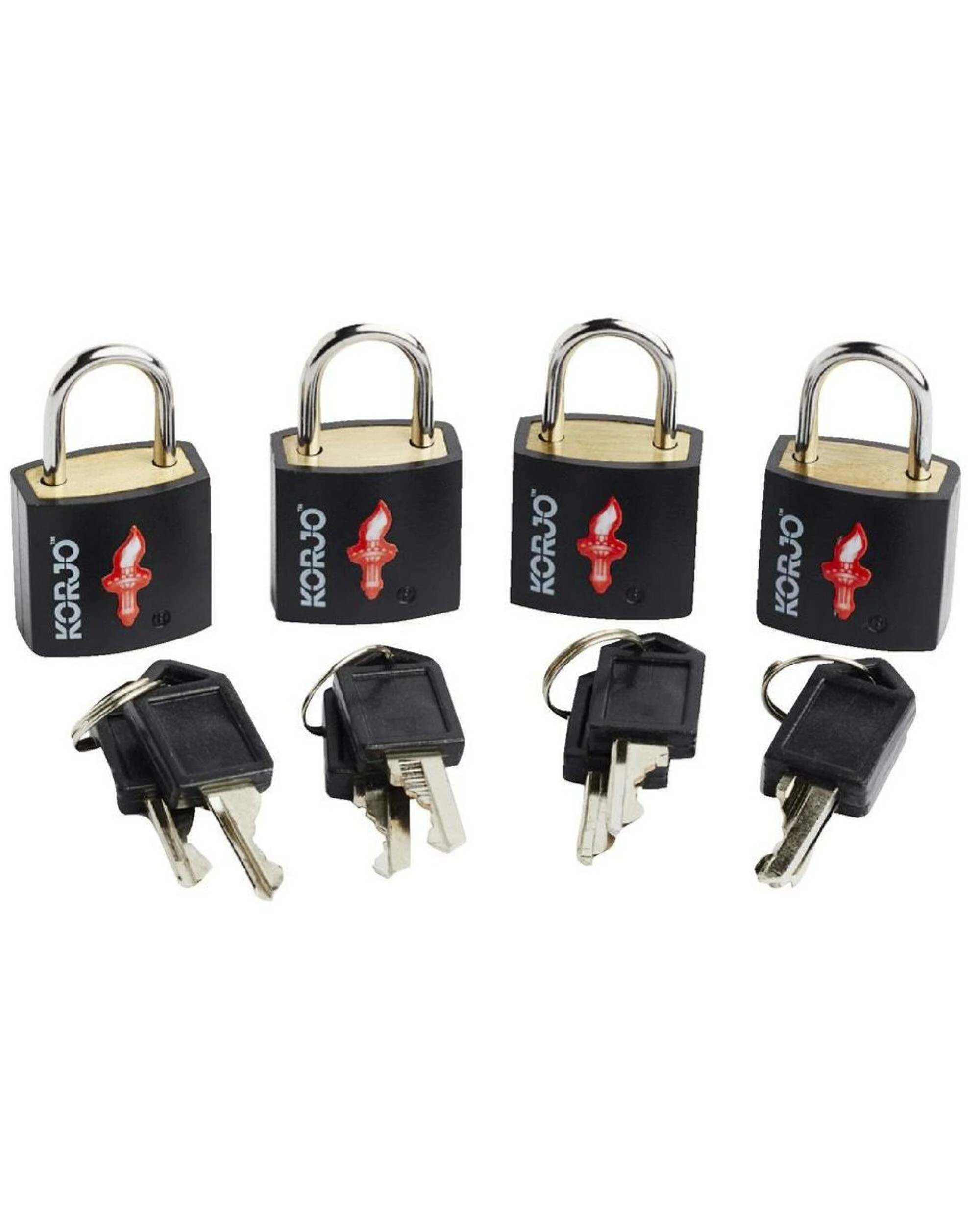 1 Korjo TSA Luggage Locks - 4-Pack - Assorted, 1 of 4