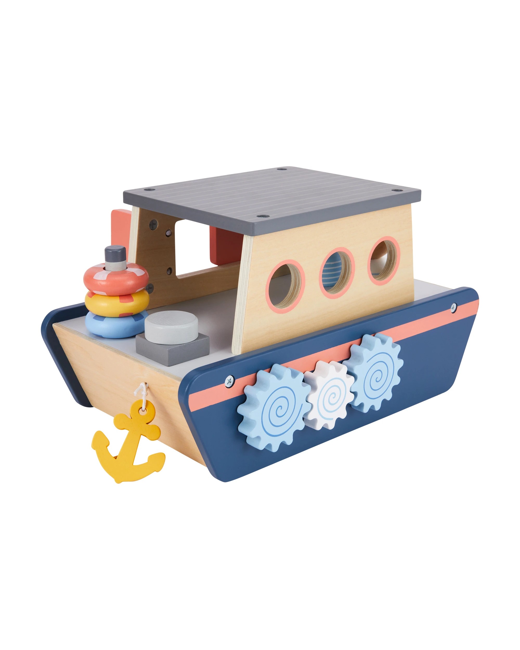 4 Wooden Boat Set, 4 of 8