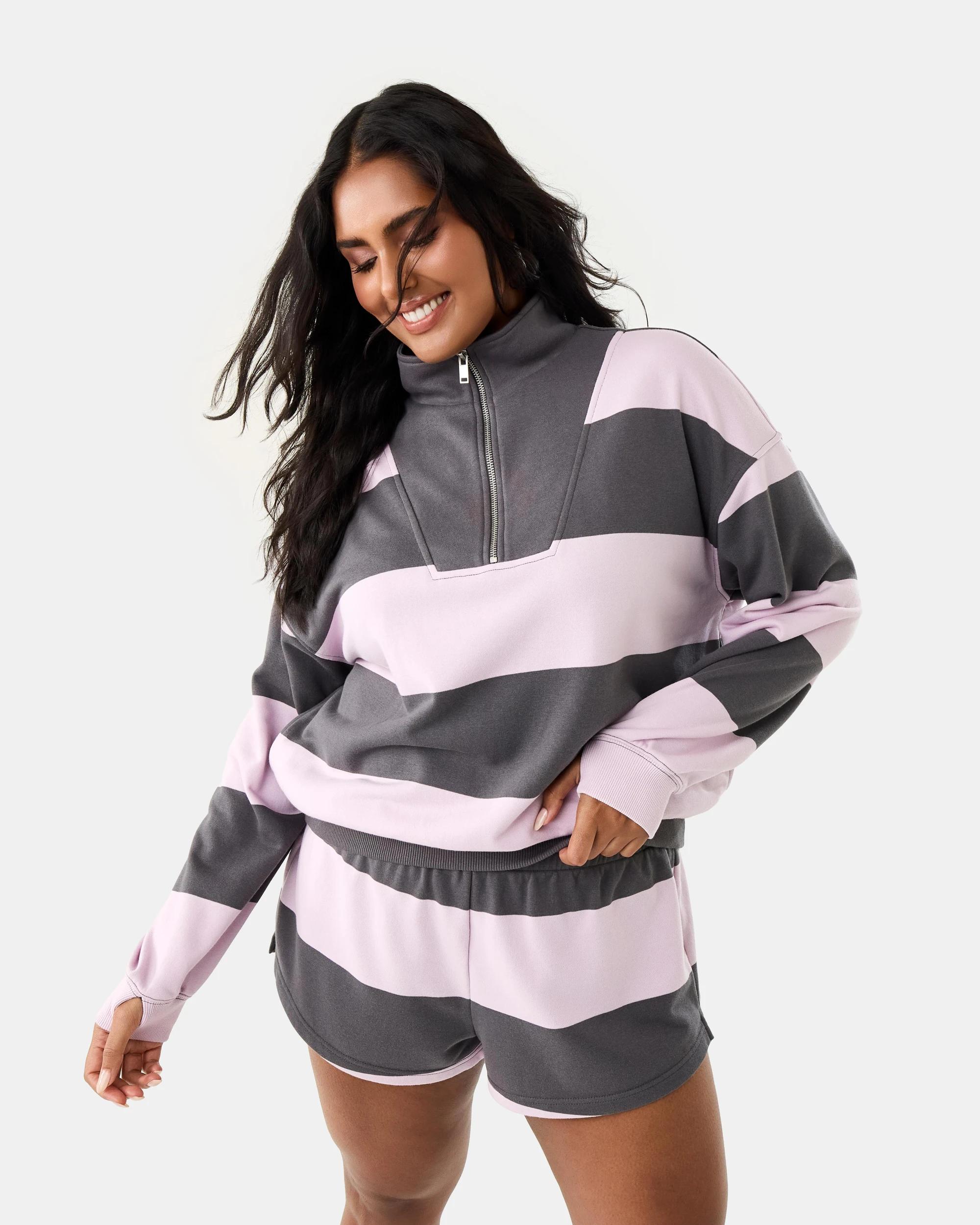 4 Terry Mini Shorts Stripe, 4 of 9