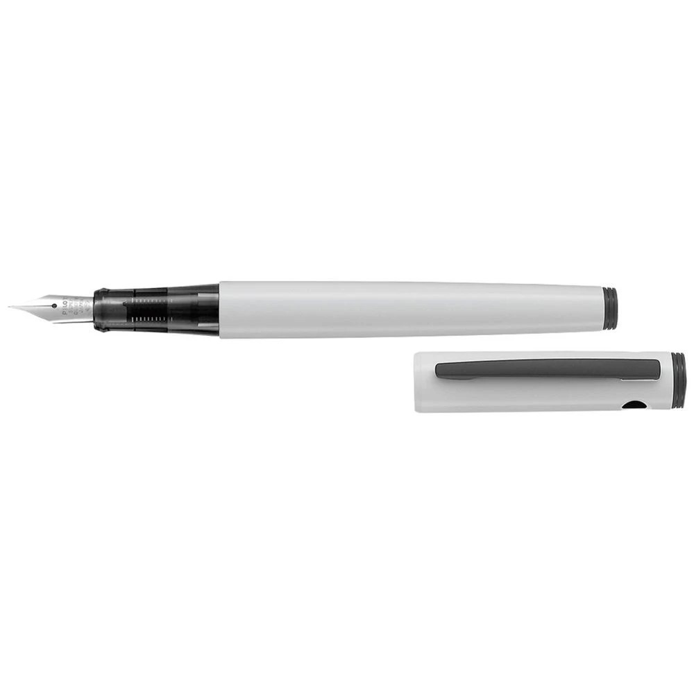 3 PILOT Explorer Fountain Pen Medium Gloss White, 3 of 6