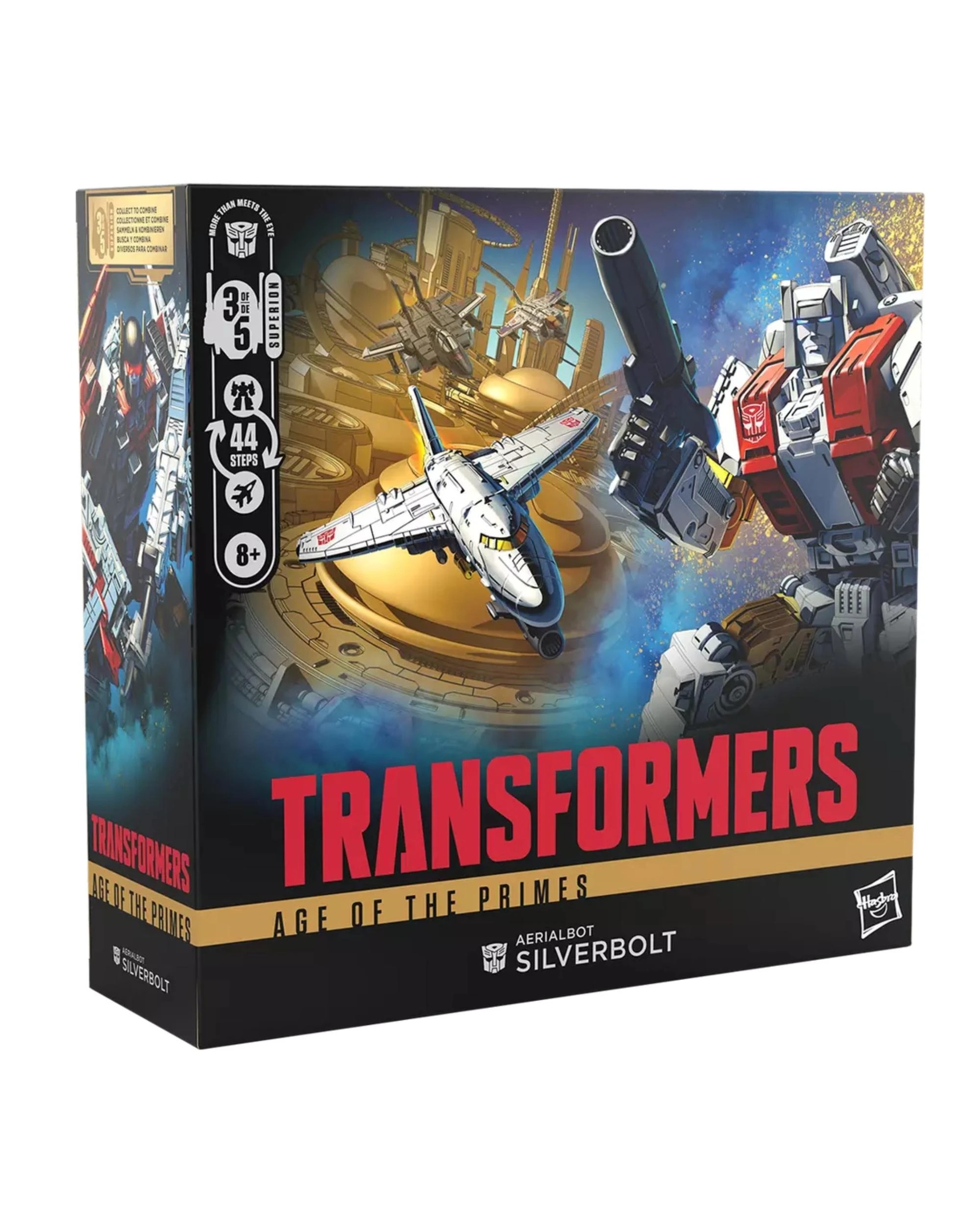 1 Transformers Age of the Primes Commander Class: Aerialbot Silverbolt Figure, 1 of 5