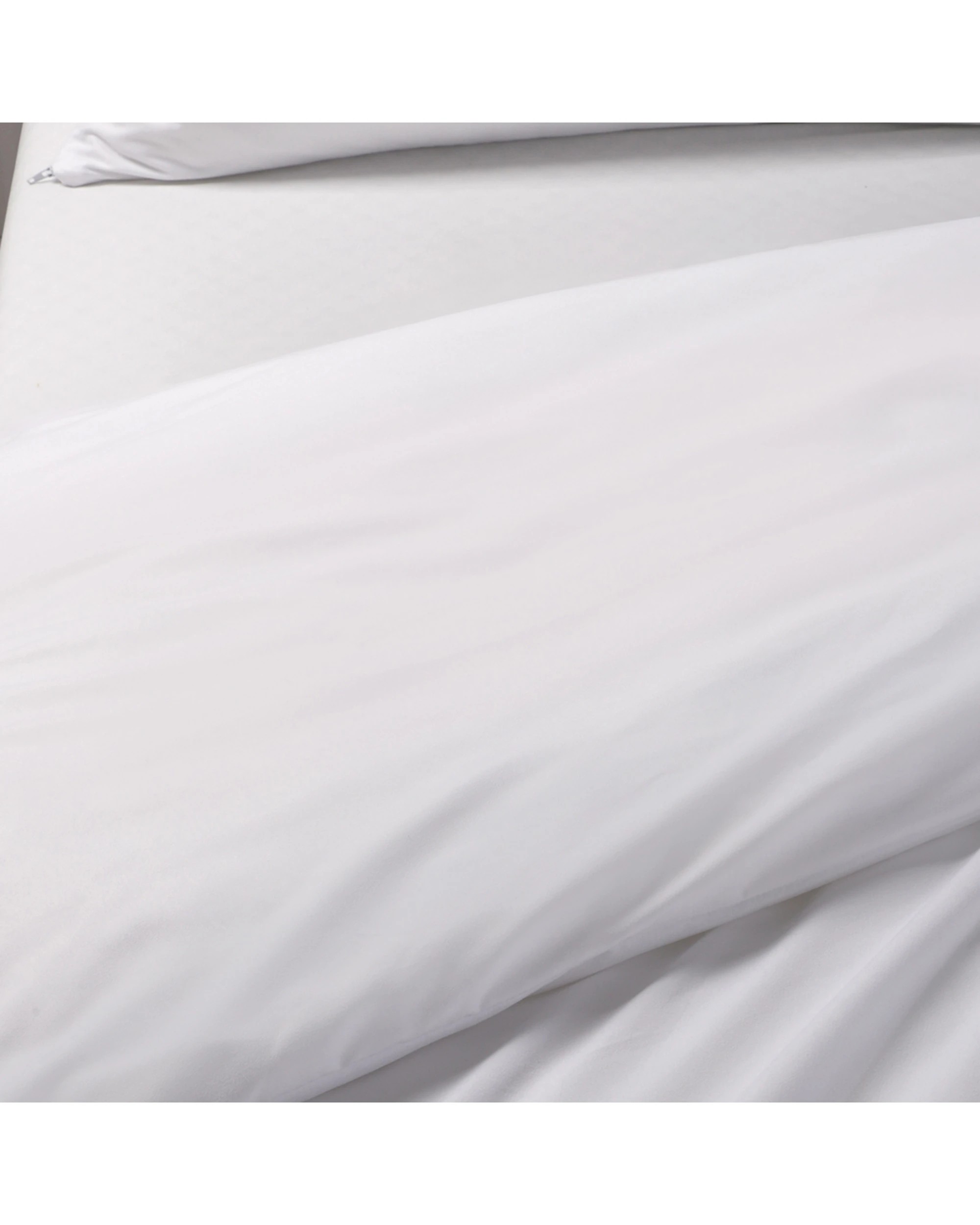 2 Jason Commercial Micro Fresh Quilt Protector 160x210cm - White, 2 of 2