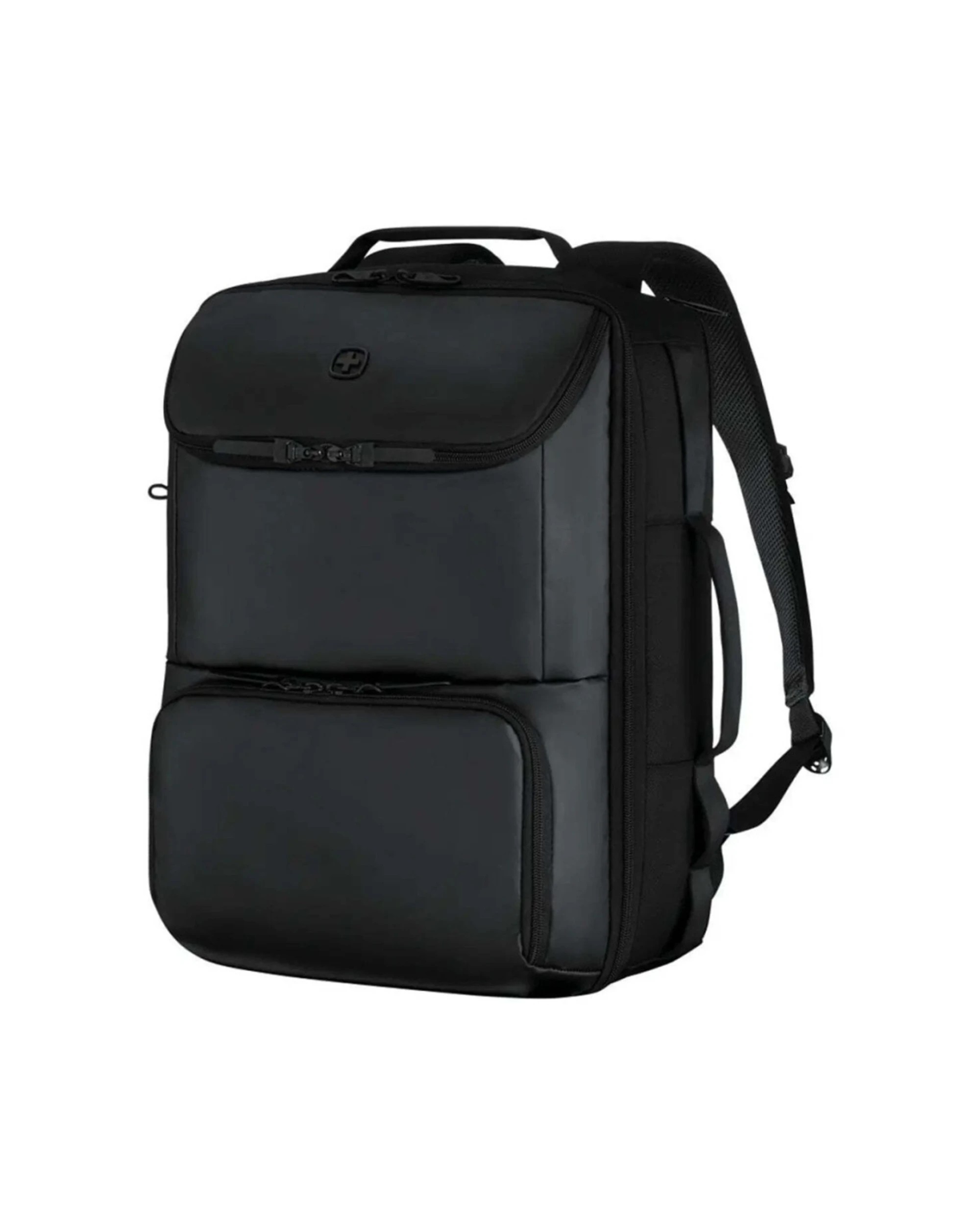 1 Wenger UrbanOne Travel Laptop Compartment Recycled PET Backpack Fits 15.6in - Black, 1 of 7