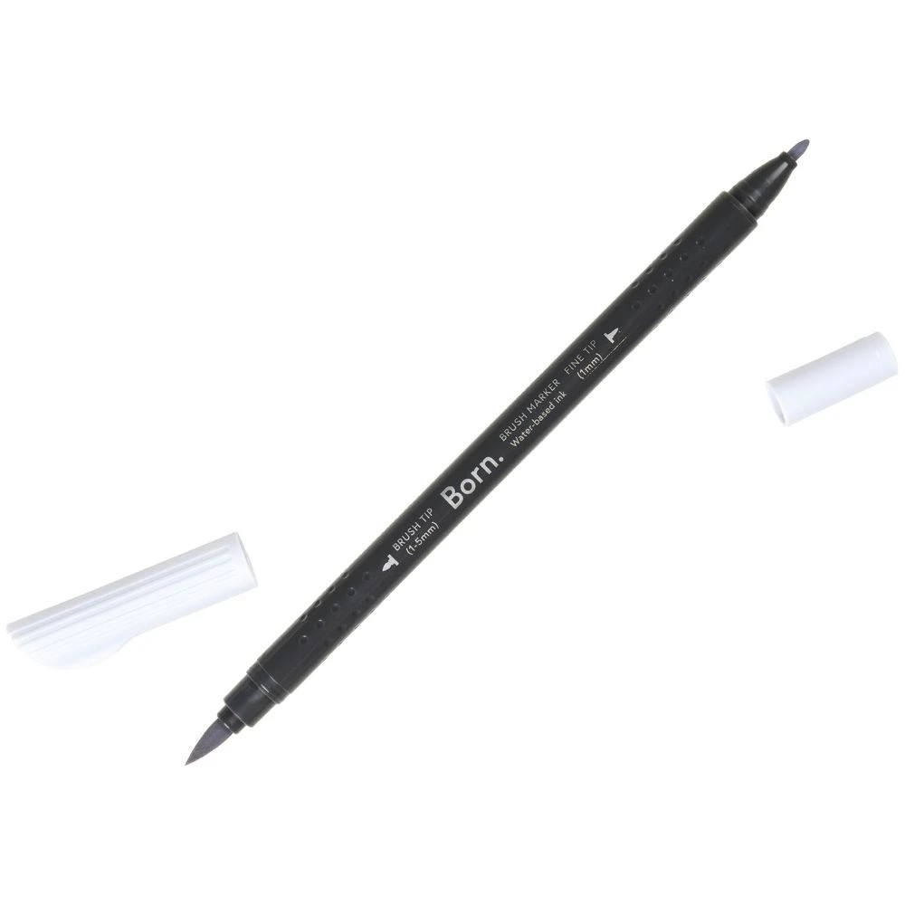 3 Born Professional Brush Dual-Tip Marker Whisper N95, 3 of 4
