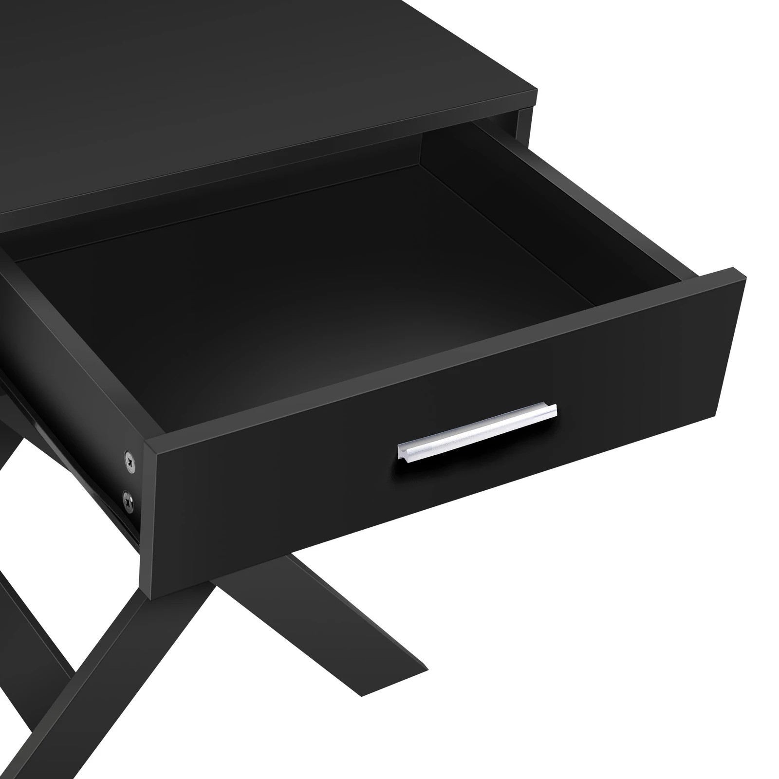 7 Alfordson 2x Bedside Table French Country Nightstand - Black, 7 of 10