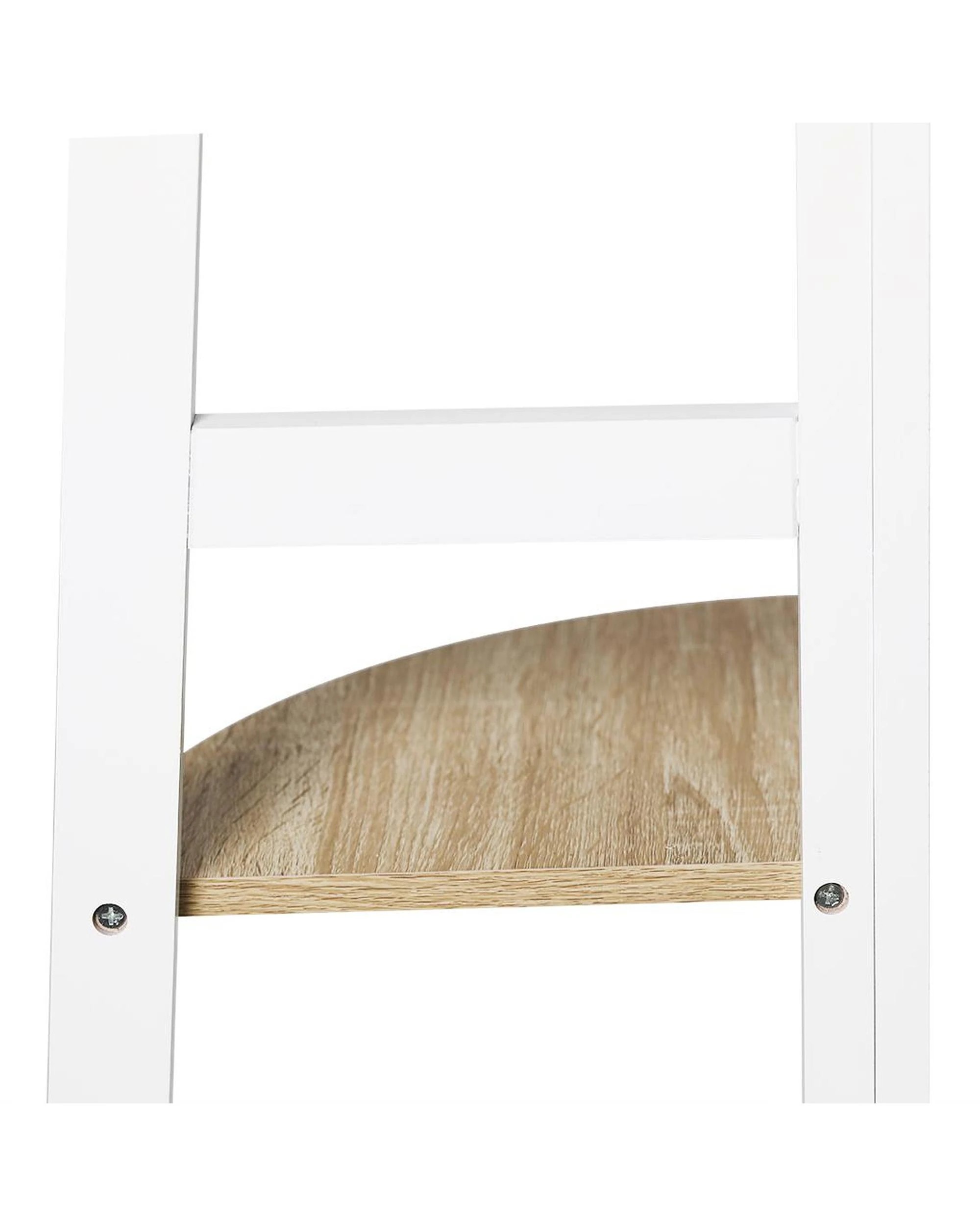 6 Hawaii 4 Tier Display Ladder Corner Shelf Rack White, 6 of 10