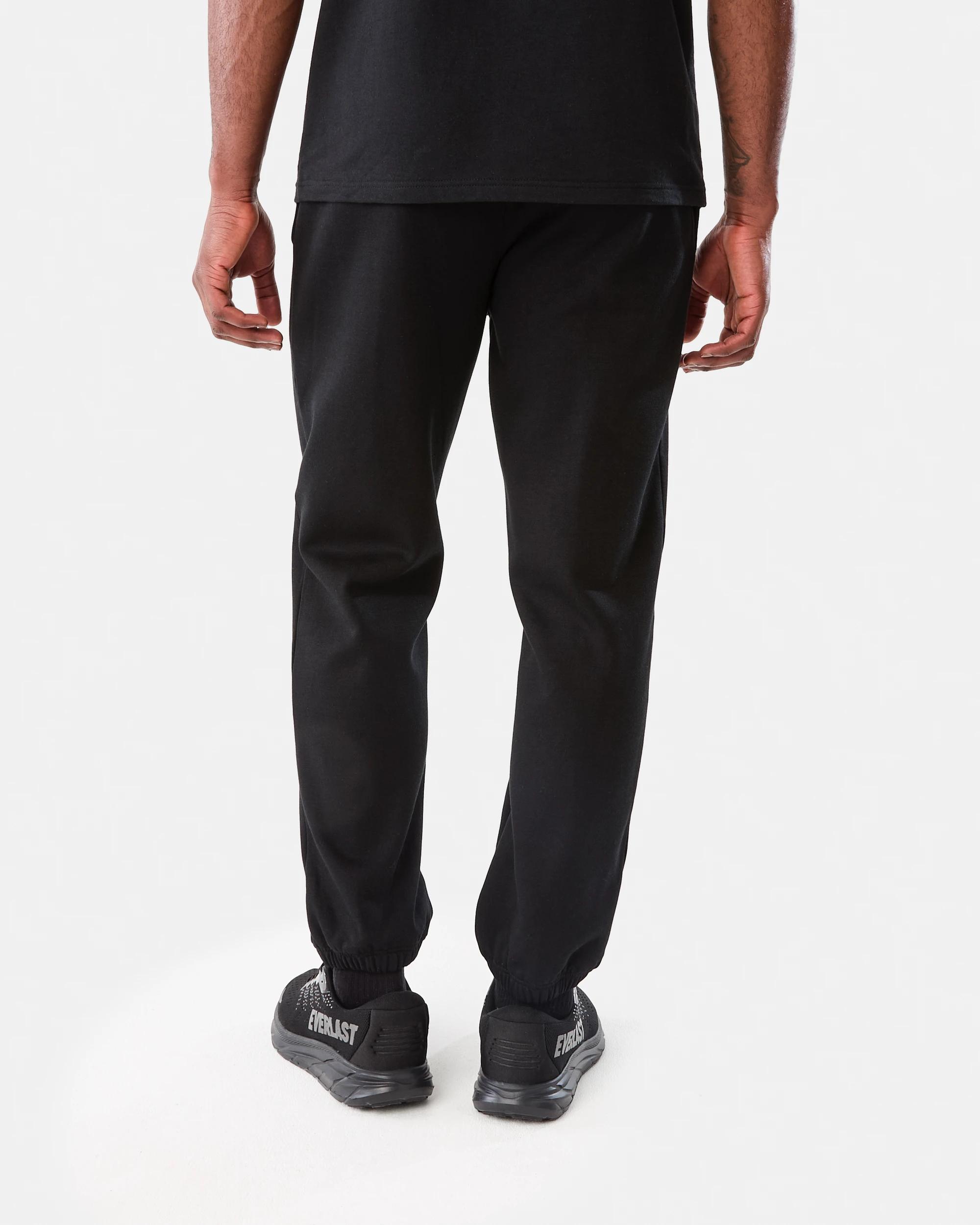 3 Everlast Mens Classic Sports Trackpants Black, 3 of 7