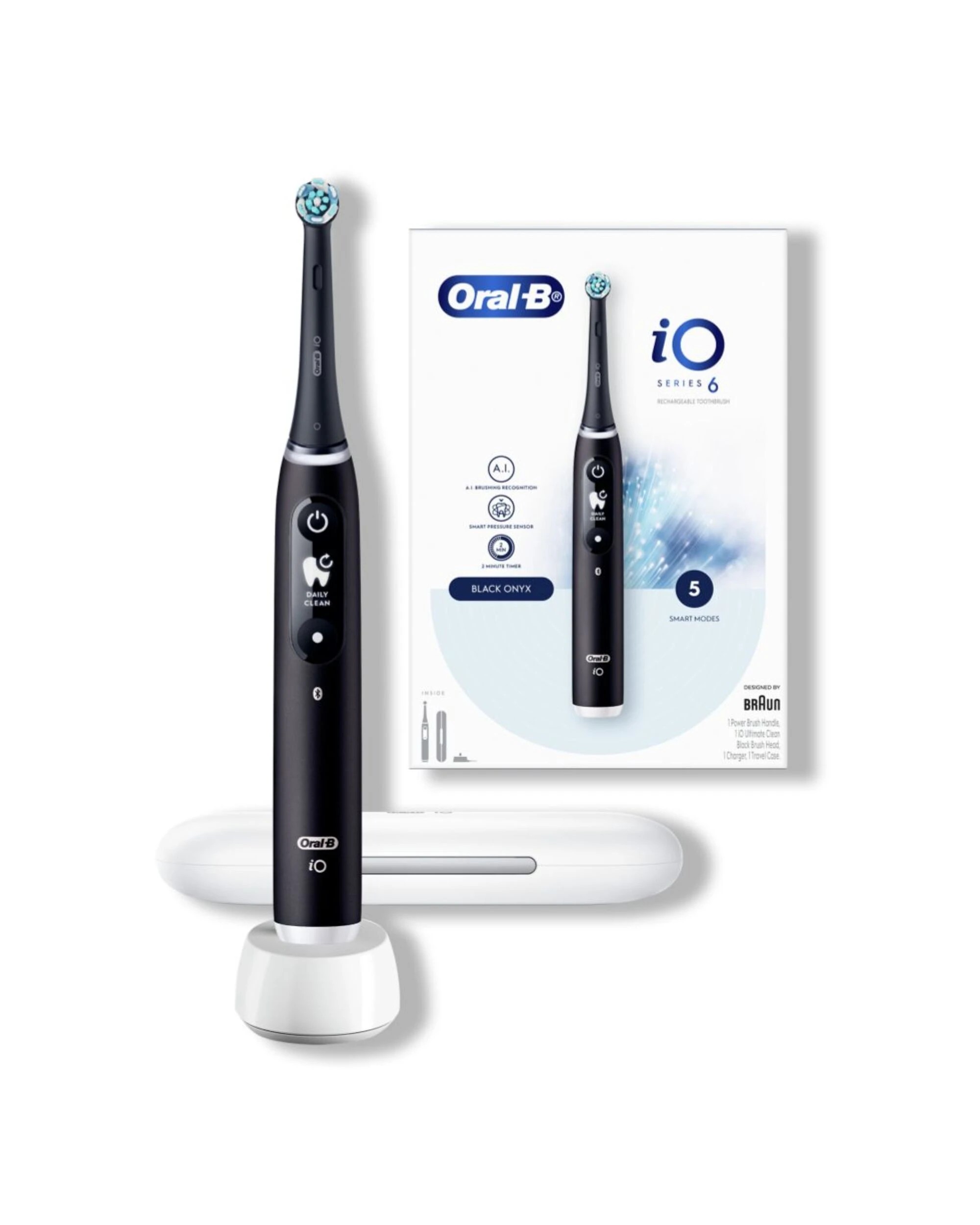 1 Oral-B iO 6 Series Electric Toothbrush - Black, 1 of 3