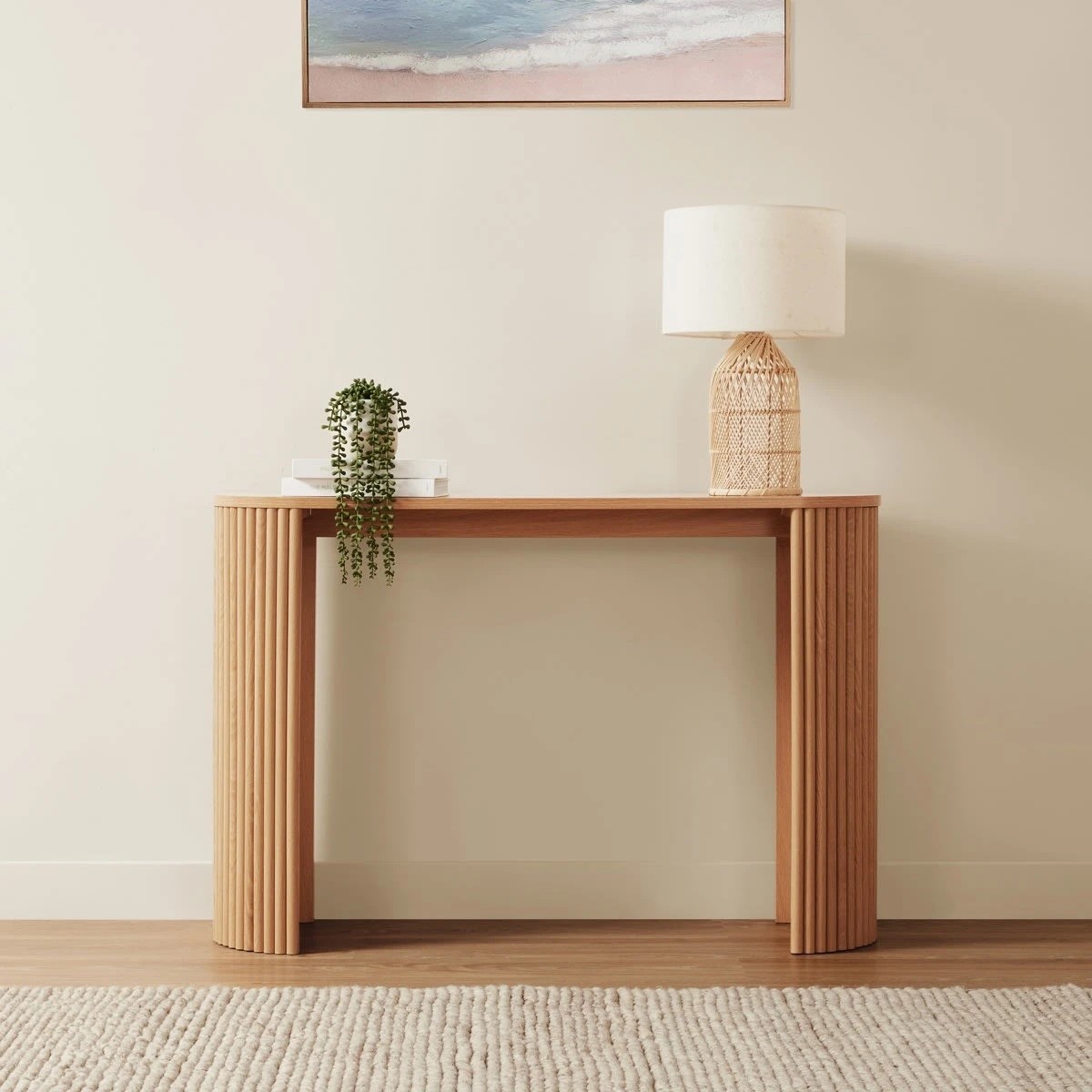 1 Ryan Ribbed Hall Table, 1 of 6