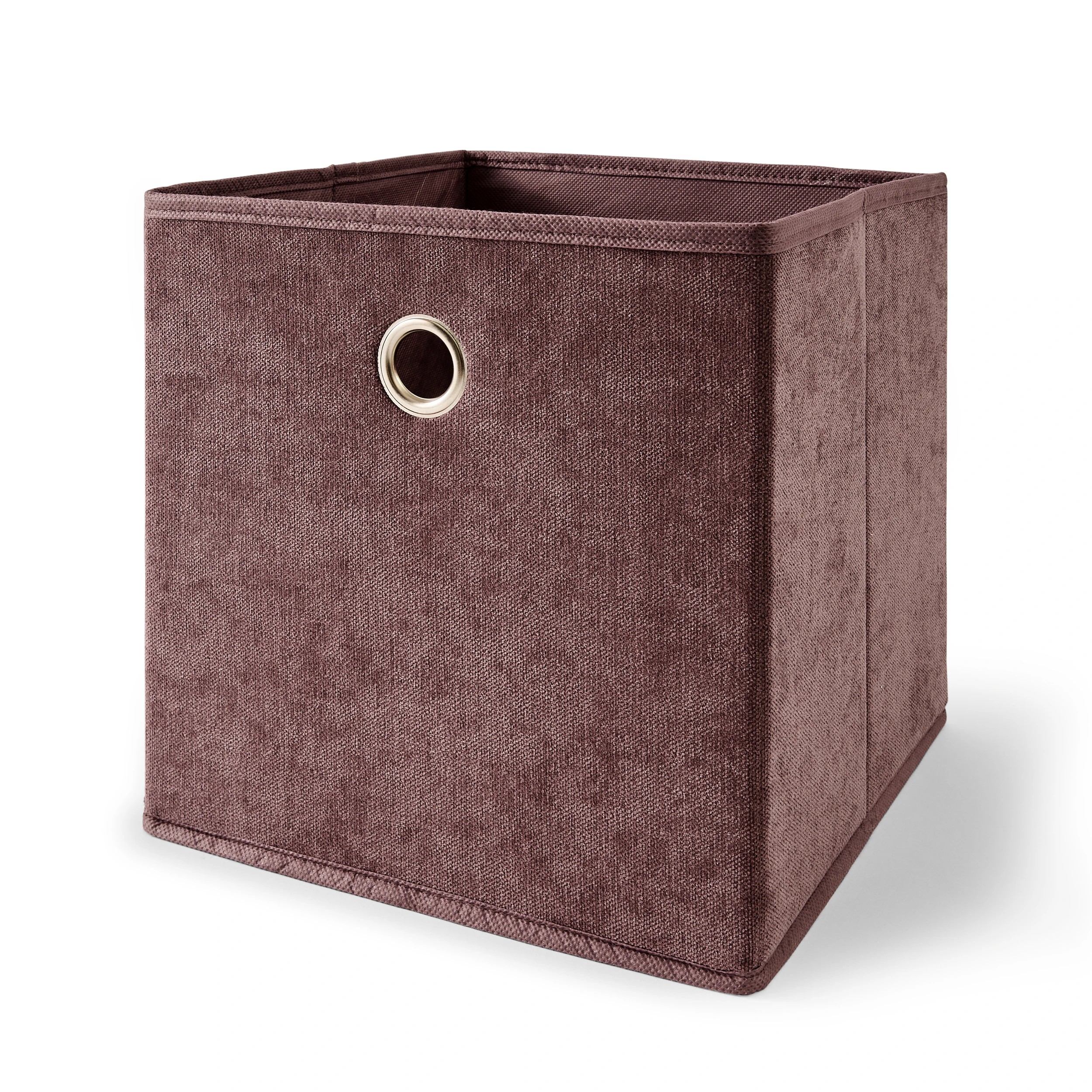 1 Collapsible Storage Cube - Burgundy, 1 of 5