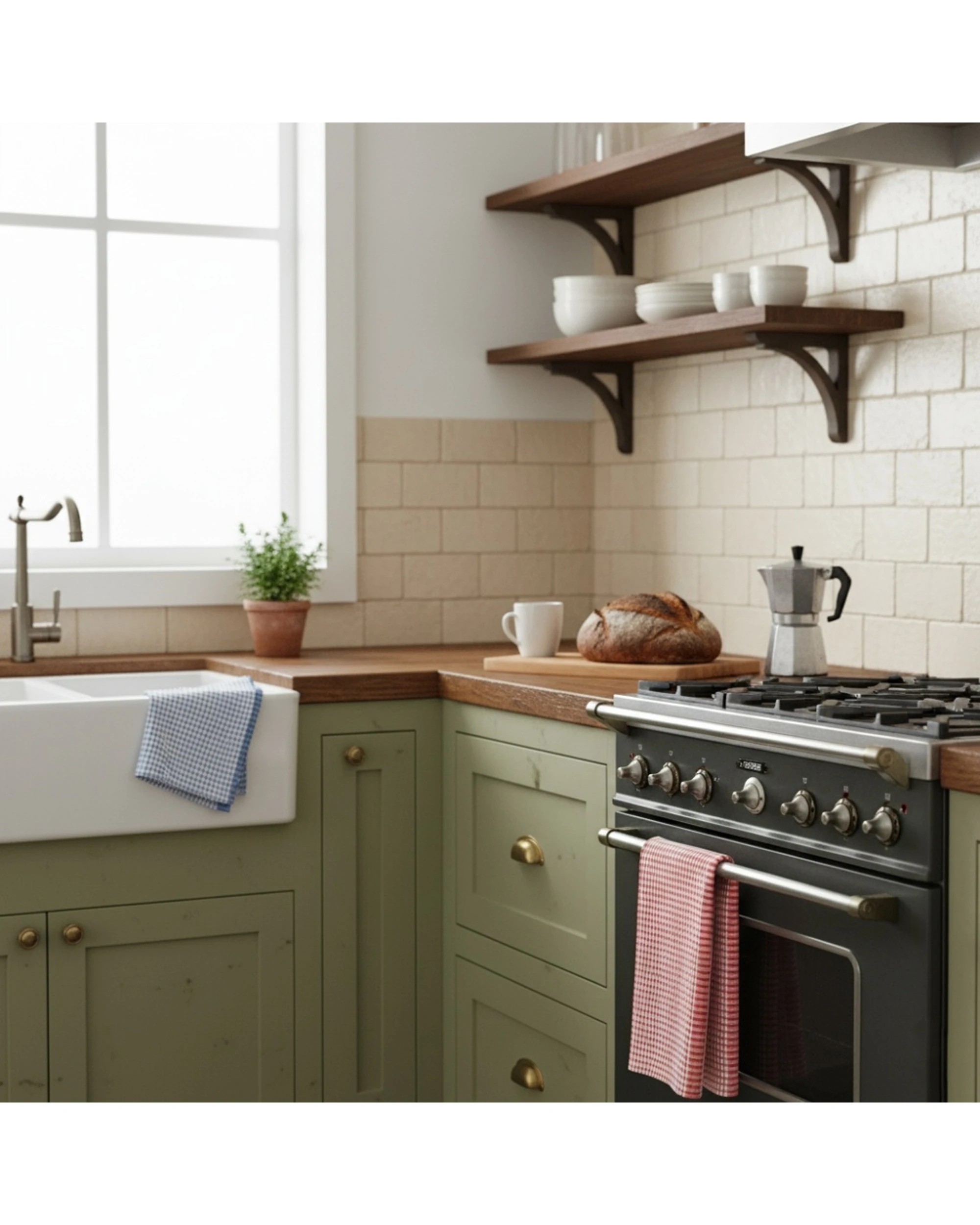 3 Ardor 10pc Tea Towel Set Absorbent Waffle Check Quick-Drying Cotton Polyester Kitchen Towels - Multi, 3 of 4