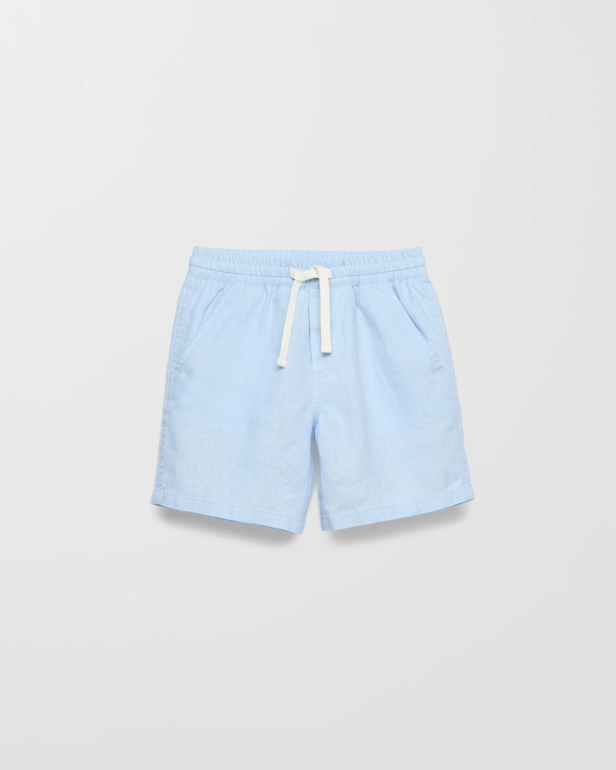 1 Target European Linen Shorts BLUE, 1 of 1