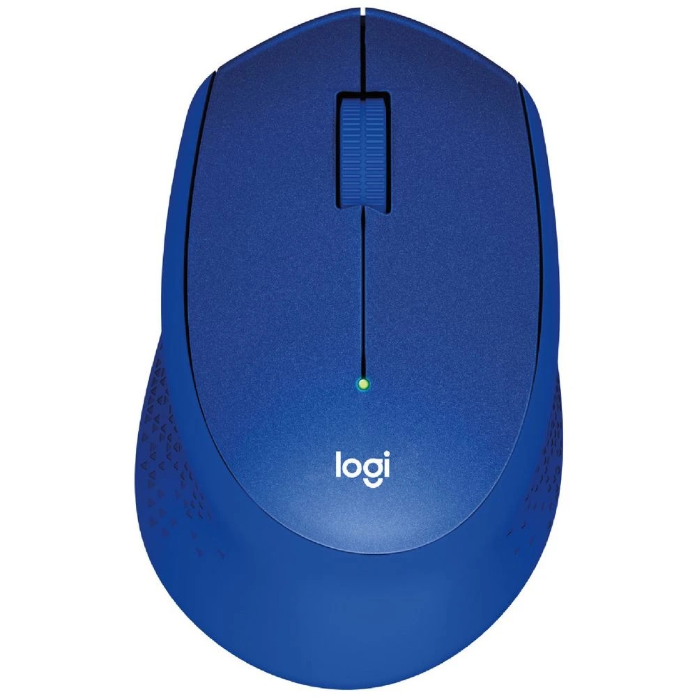 1 Logitech M331 Silent Wireless Mouse Blue, 1 of 7
