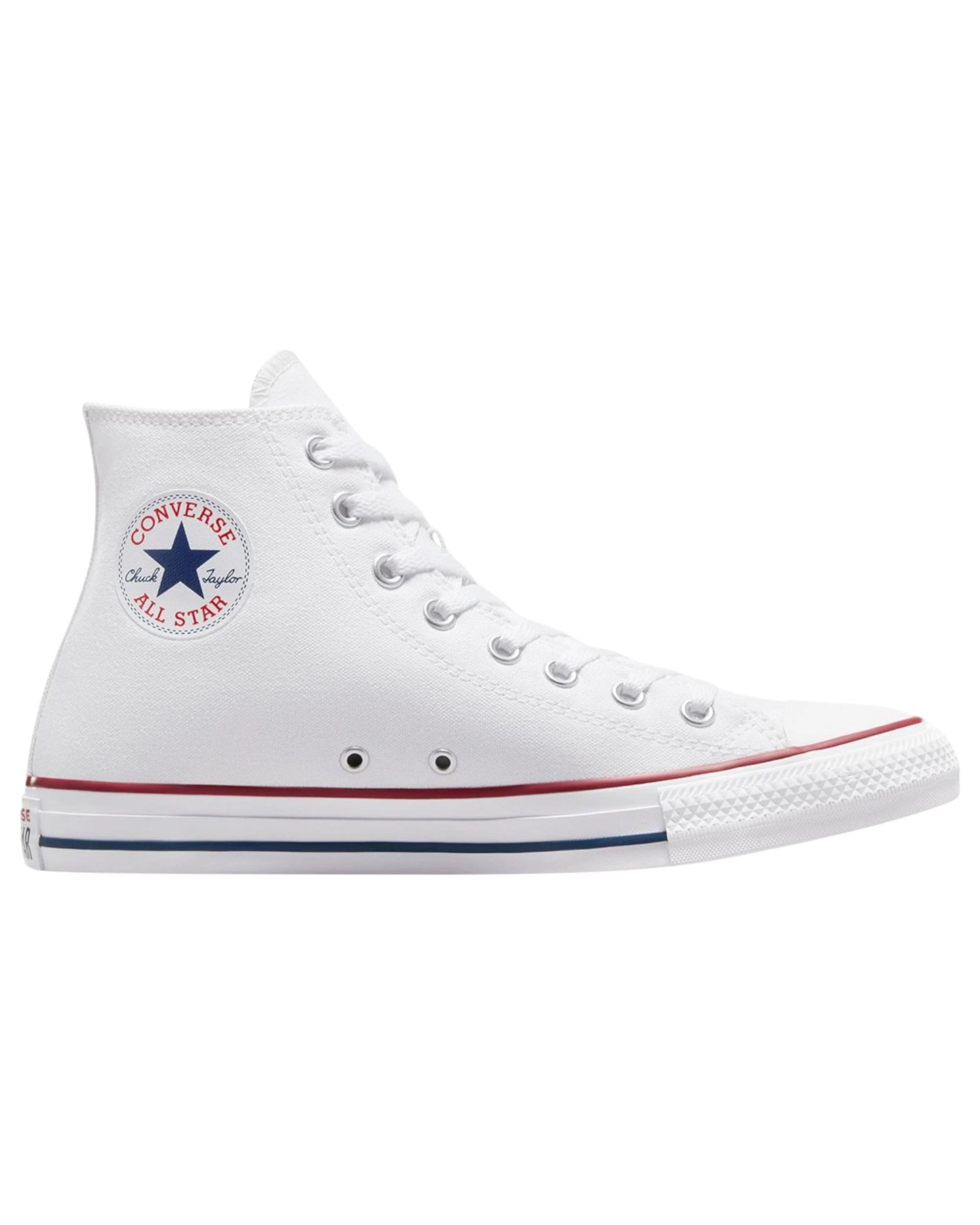 1 Converse Unisex Chuck Taylor All Star High Top Casual Shoes OPTICAL WHITE, 1 of 8