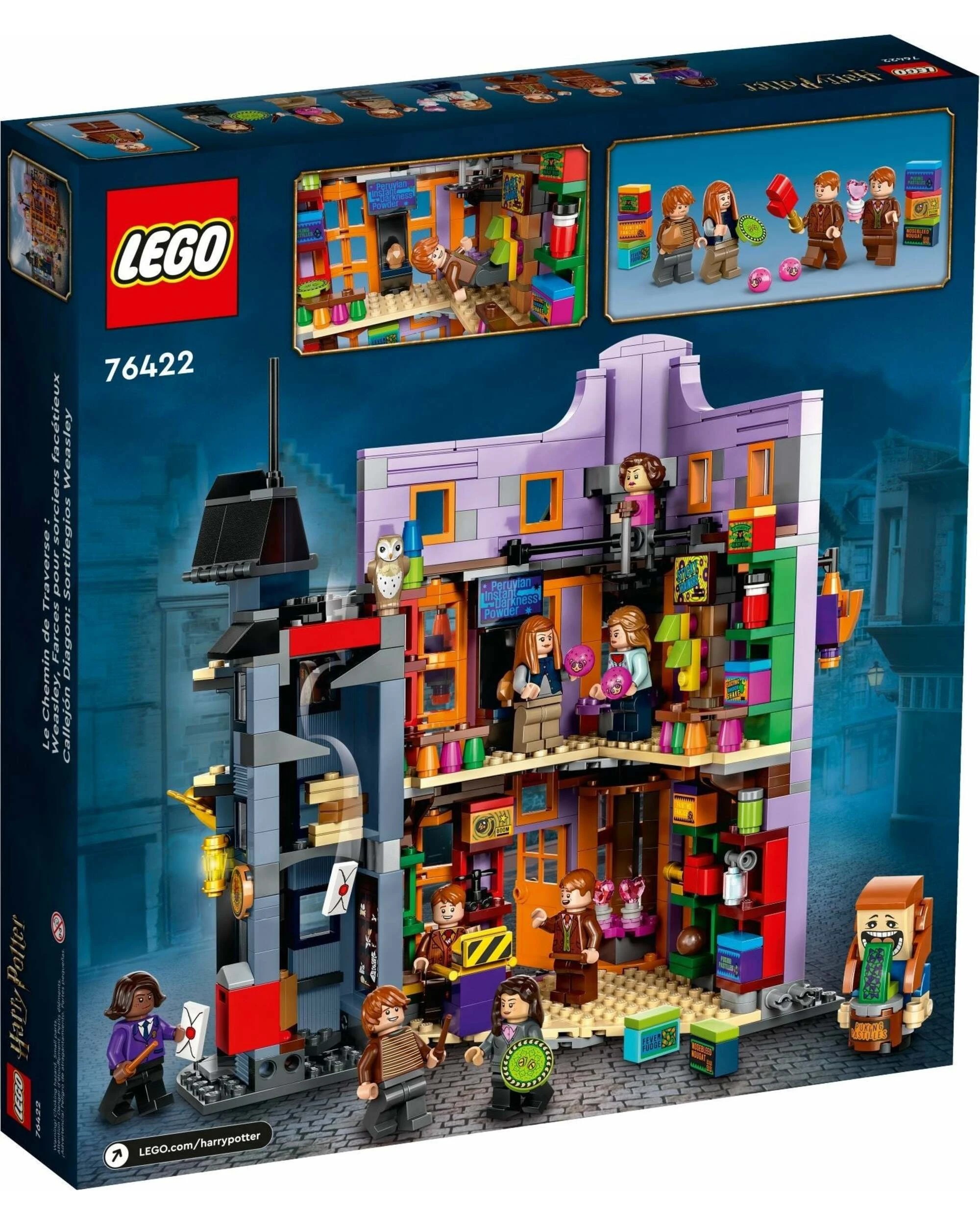 3 LEGO Harry Potter Series 76422 Diagon Alley: Weasleys' Wizard Wheezes, 3 of 3