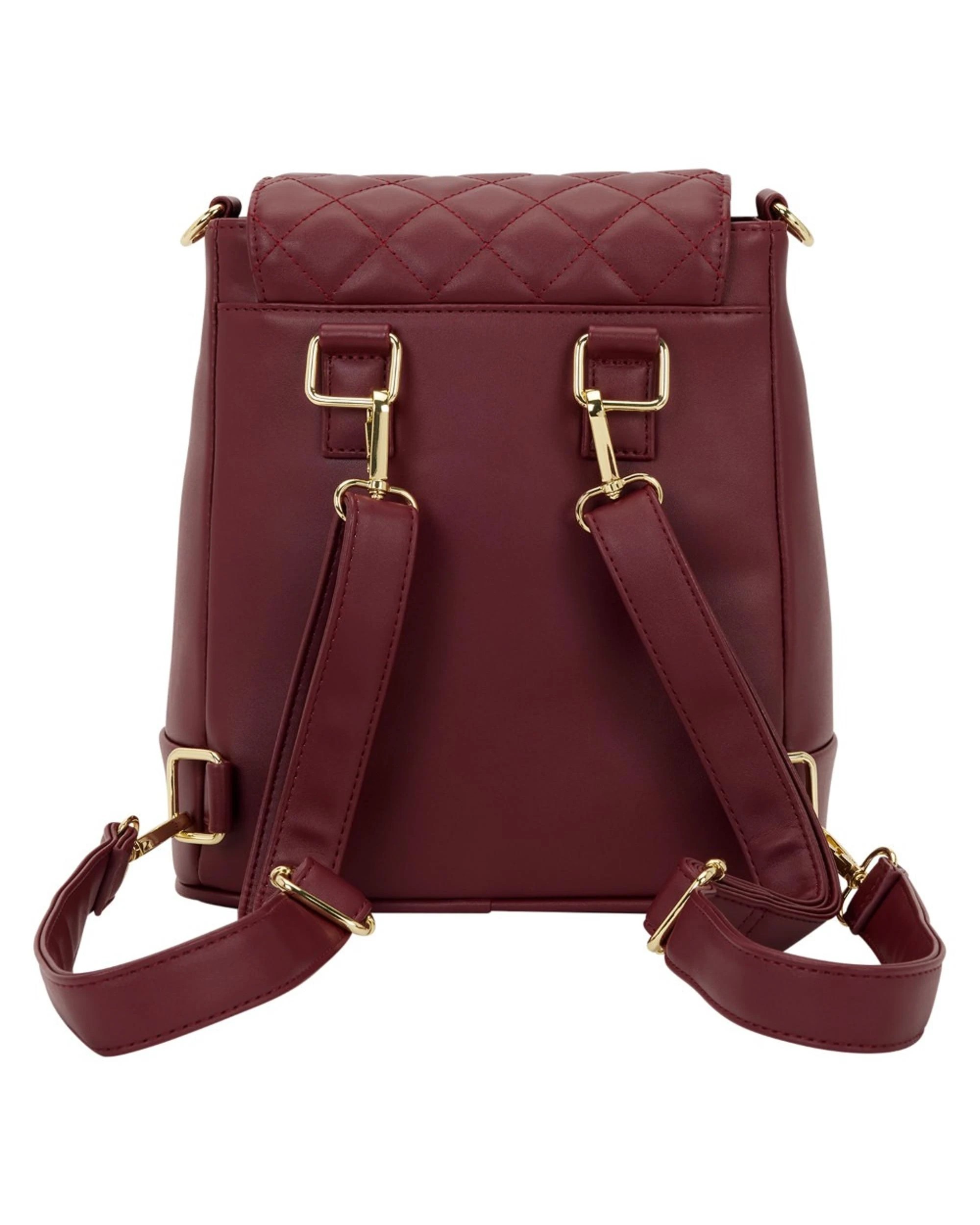 2 Loungefly Lilly Red Convertible Mini Backpack and Crossbody Pin Trader Bag, 2 of 4