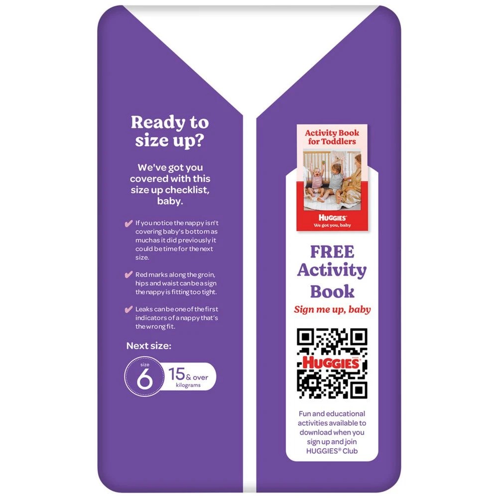 3 Huggies Nappy Pants Walker Girl 26 Pack, 3 of 10