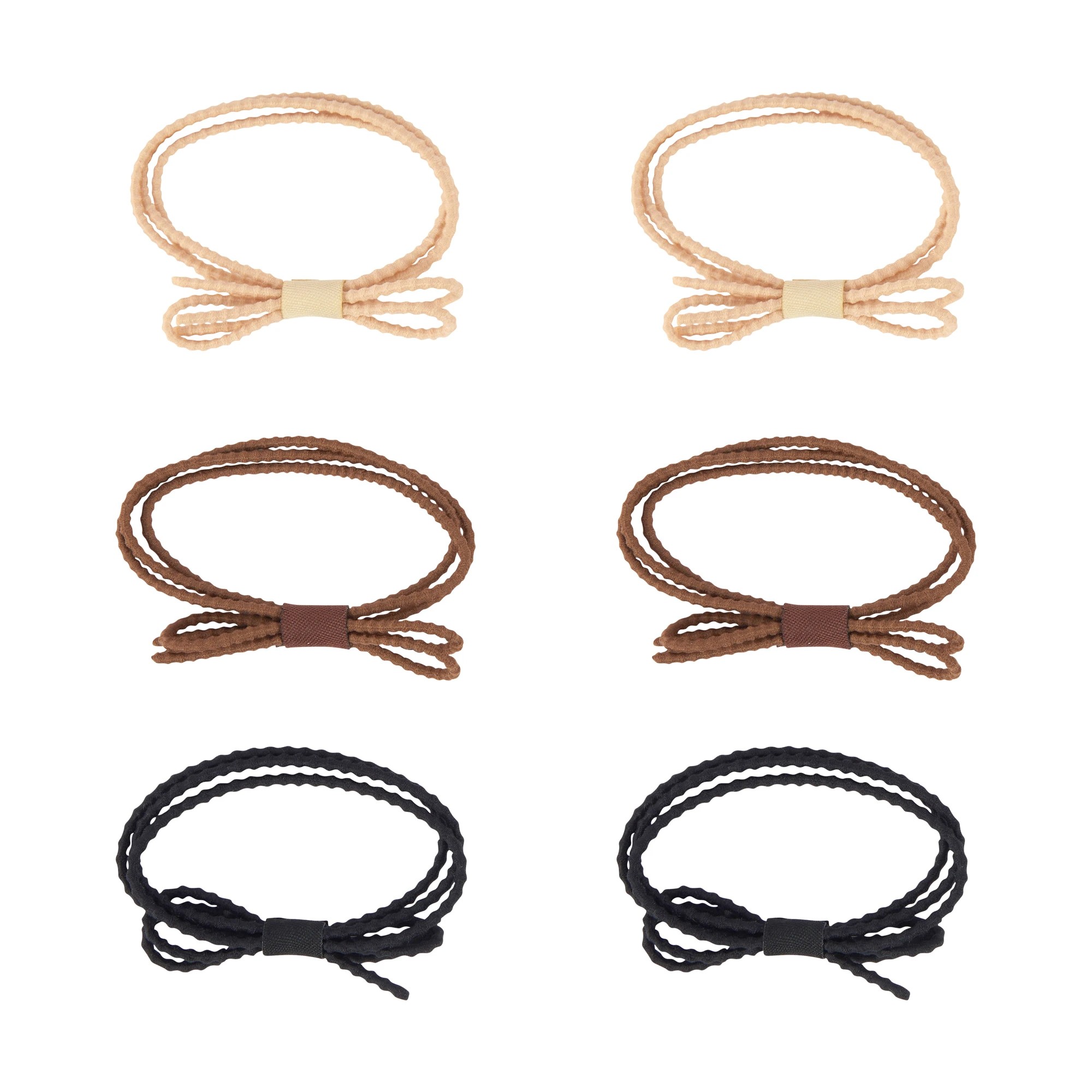 3 OXX Haircare 6 Pack Hair Elastics, 3 of 4