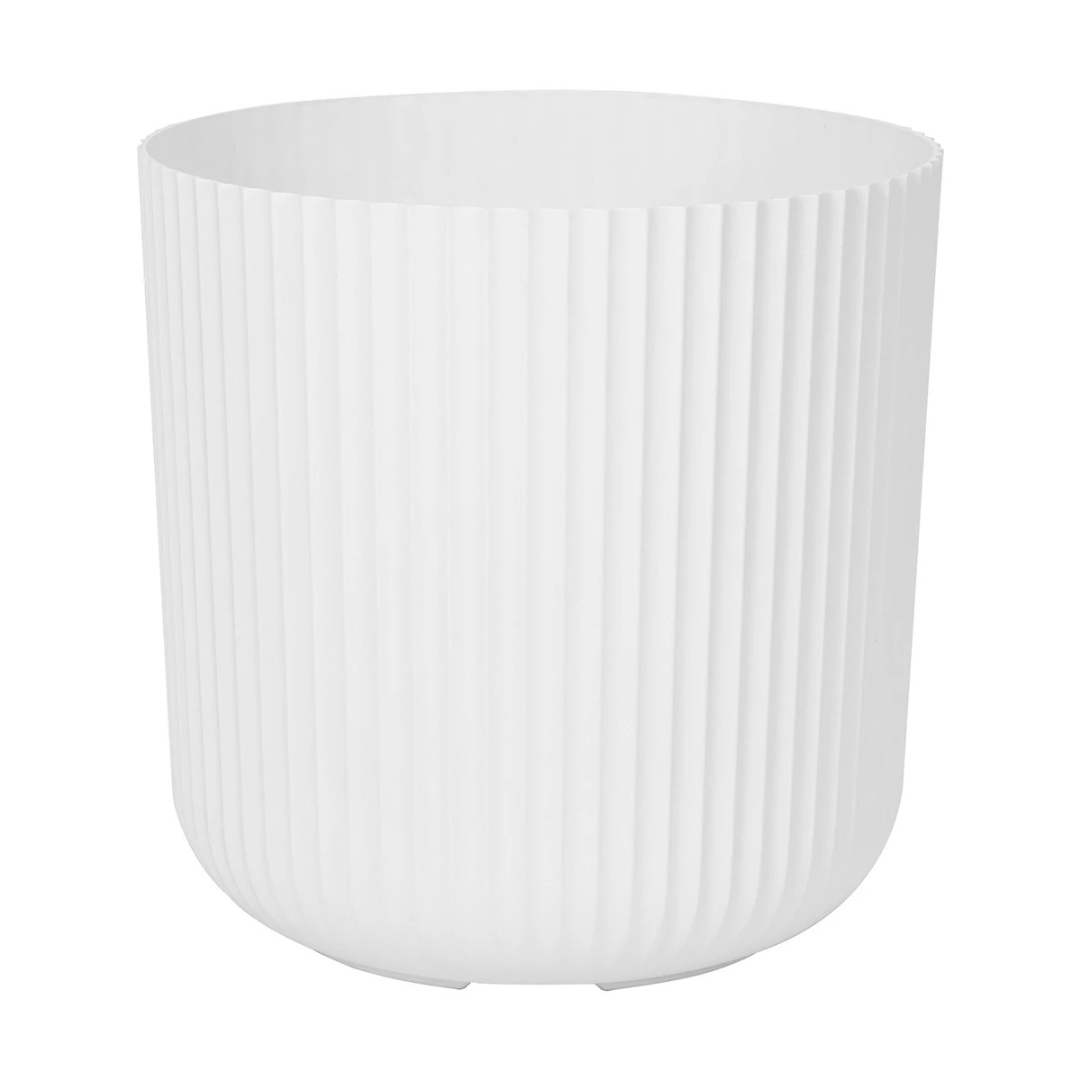1 38cm Linear Plastic Pot - White, 1 of 5