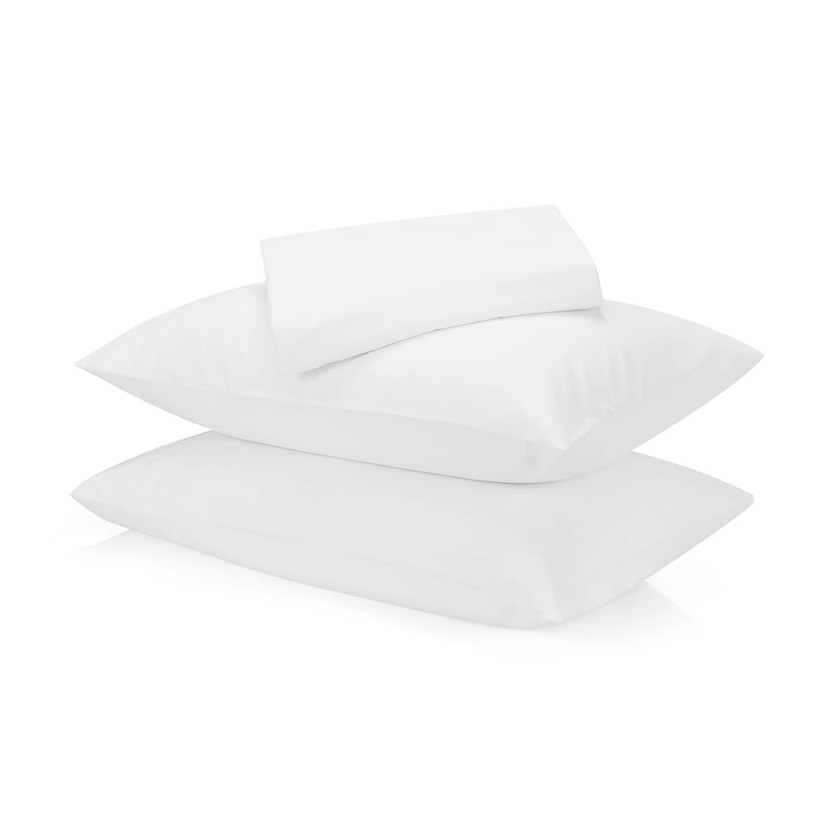 1 180 Thread Count Sheet Set - Queen Bed, White, 1 of 7