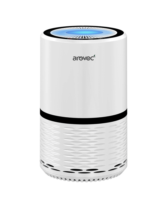 Arovec Air Purifier H13 True HEPA Air Filter for Home and Bedroom White