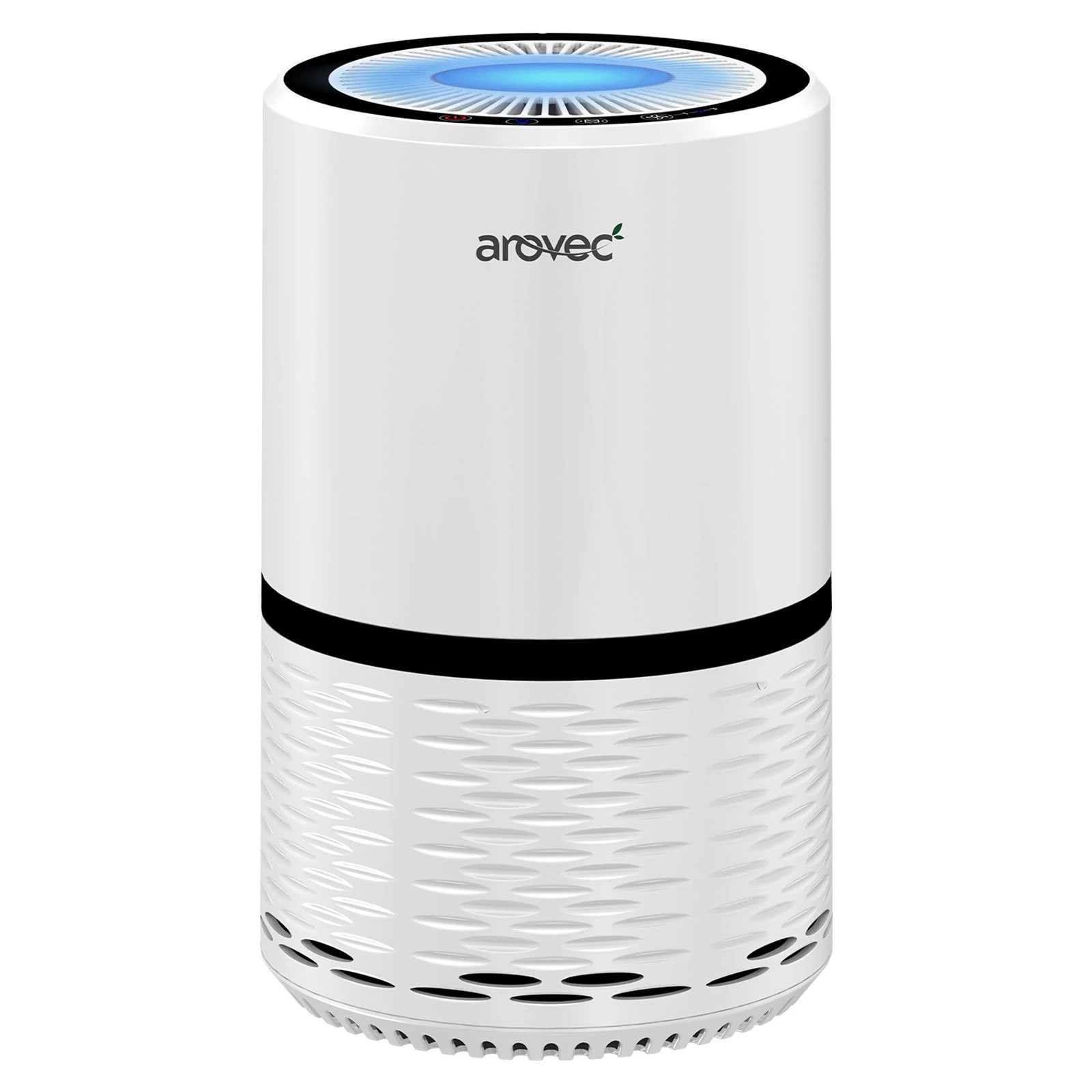 1 Arovec Air Purifier H13 True HEPA Air Filter for Home and Bedroom White, 1 of 4