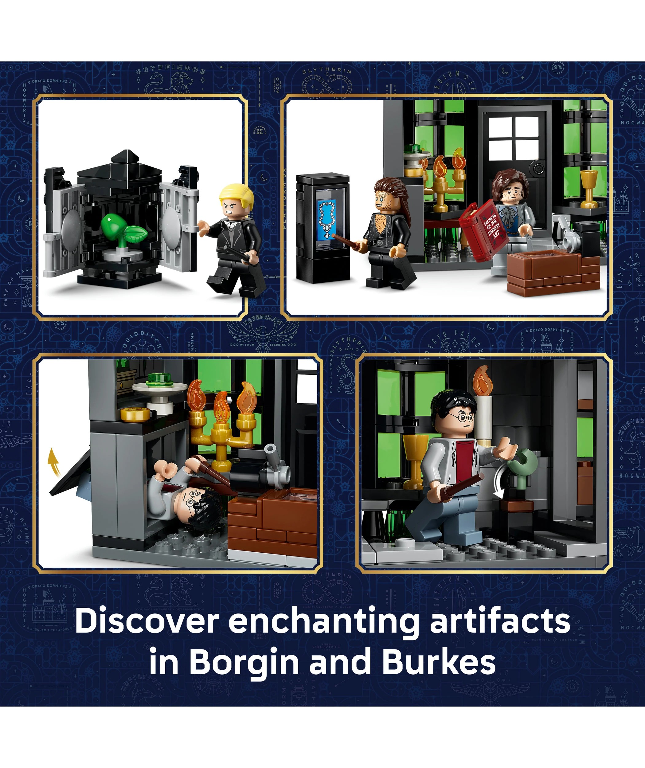4 LEGO Harry Potter Knockturn Alley Wizarding Shops 76471, 4 of 9