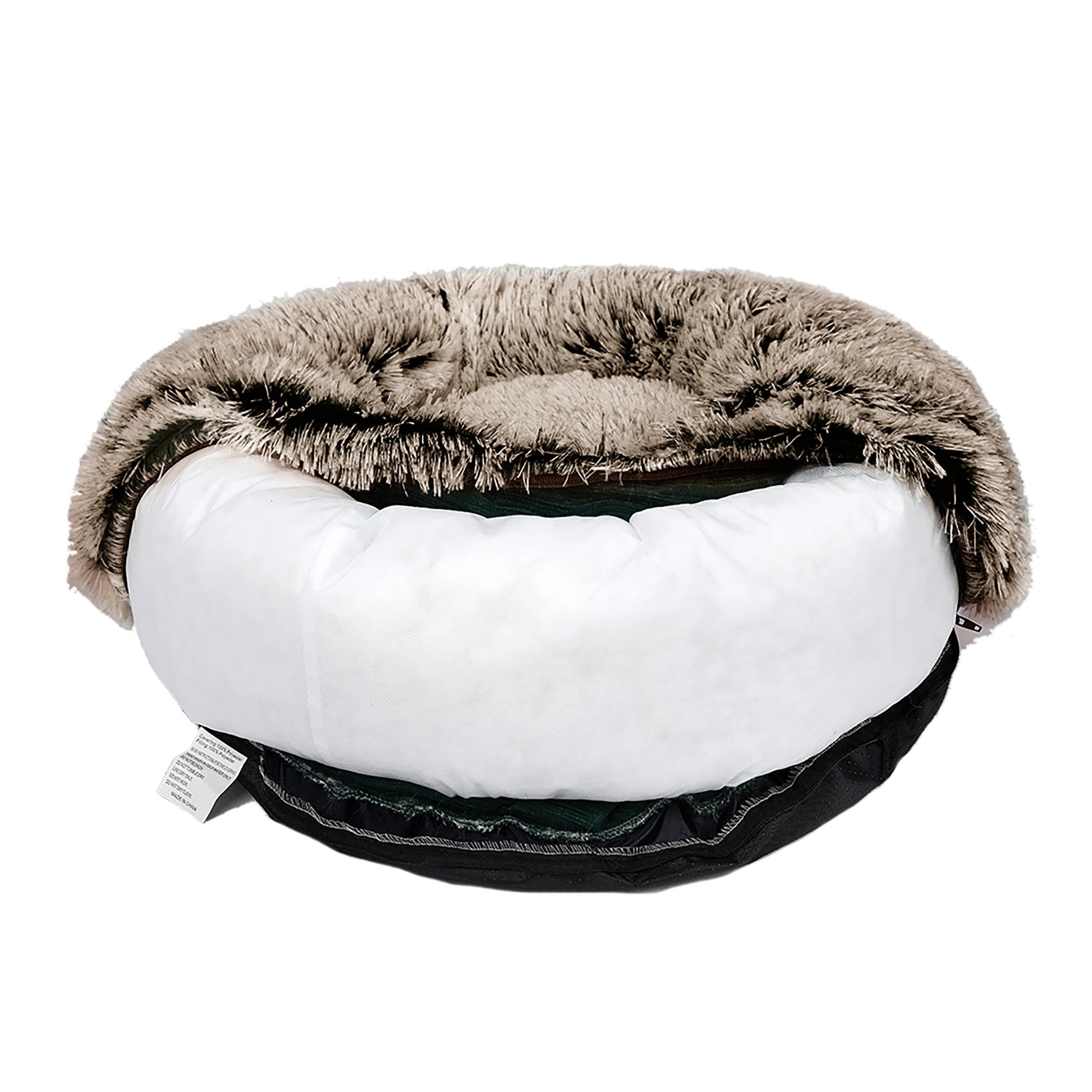 1 Pawz Plush Pet Bed Xl Brown Cover Only, 1 of 6