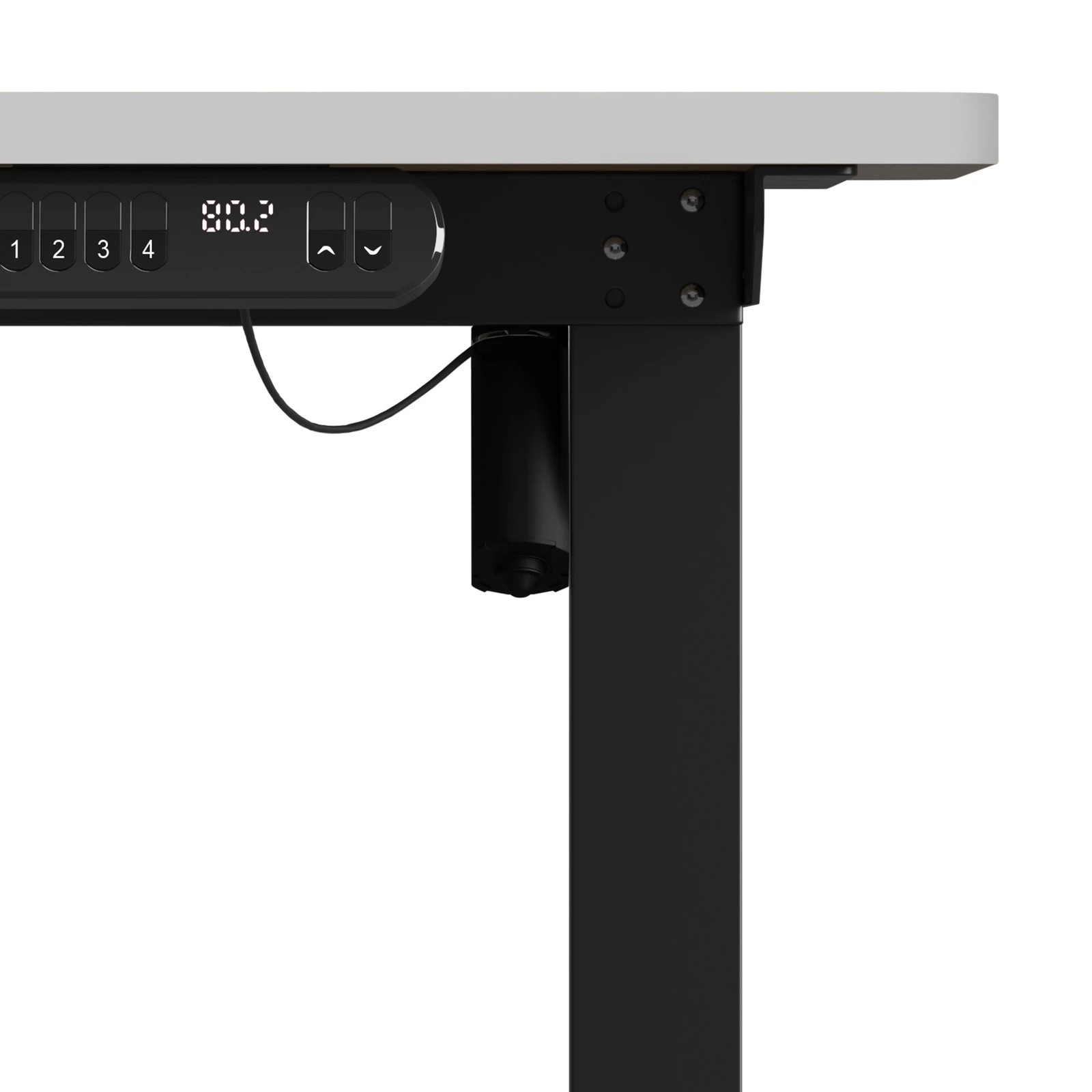 3 Oikiture 120cm Electric Standing Desk Single Motor Height Adjustable Sit Stand Table
 - Multi, 3 of 4